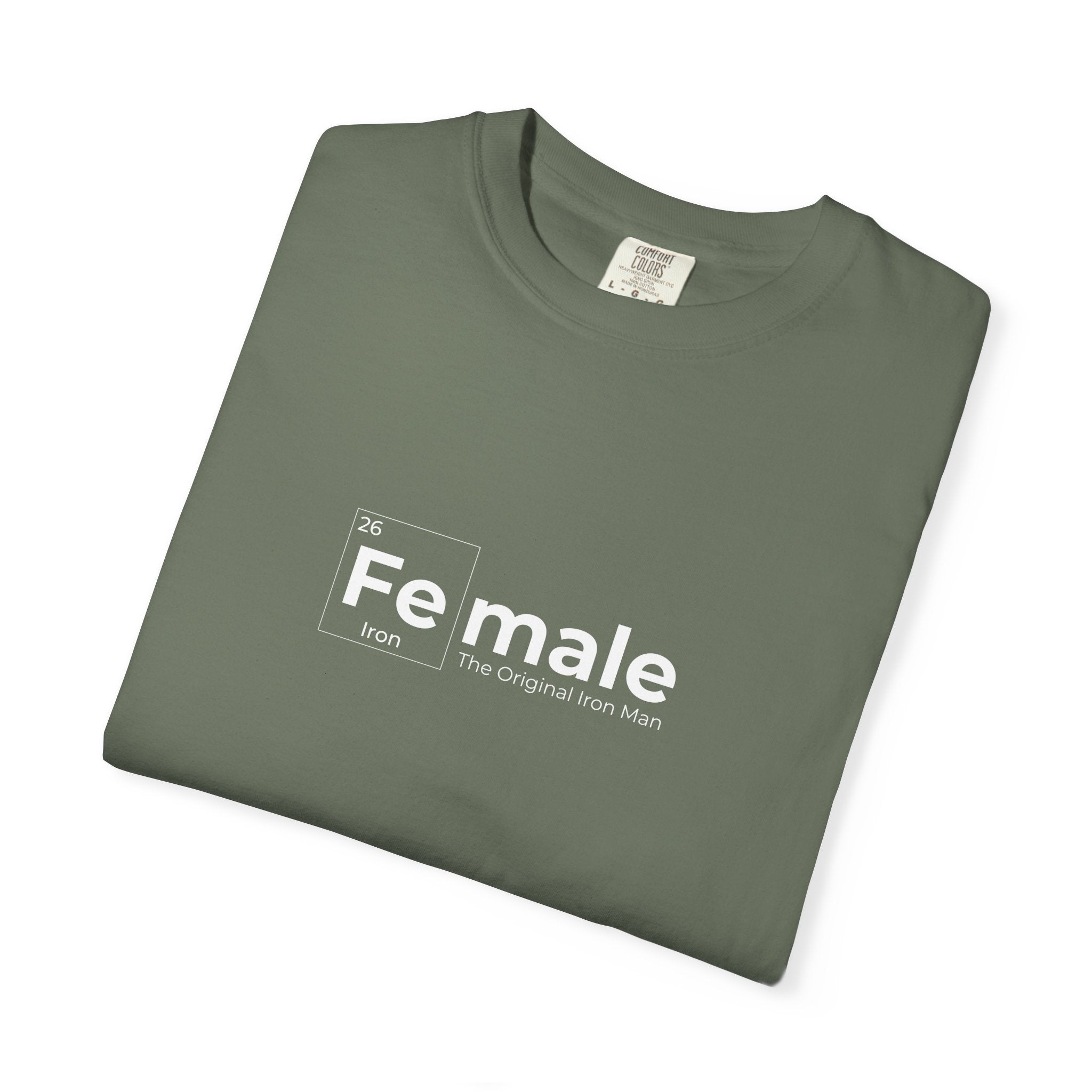 Original Iron Man Unisex Garment-Dyed T-shirt, Casual Wear, Summer Vibe, Gift for Friends, Relaxed Everyday Style