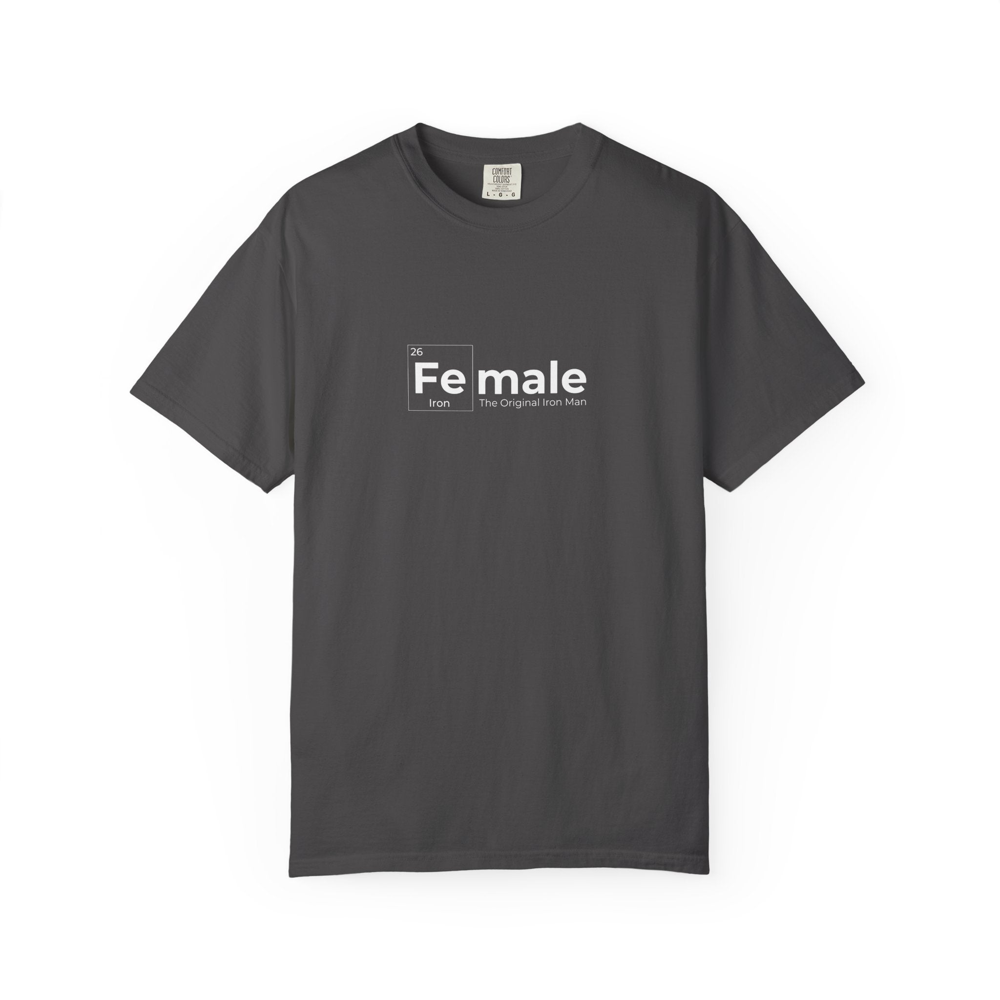 Original Iron Man Unisex Garment-Dyed T-shirt, Casual Wear, Summer Vibe, Gift for Friends, Relaxed Everyday Style