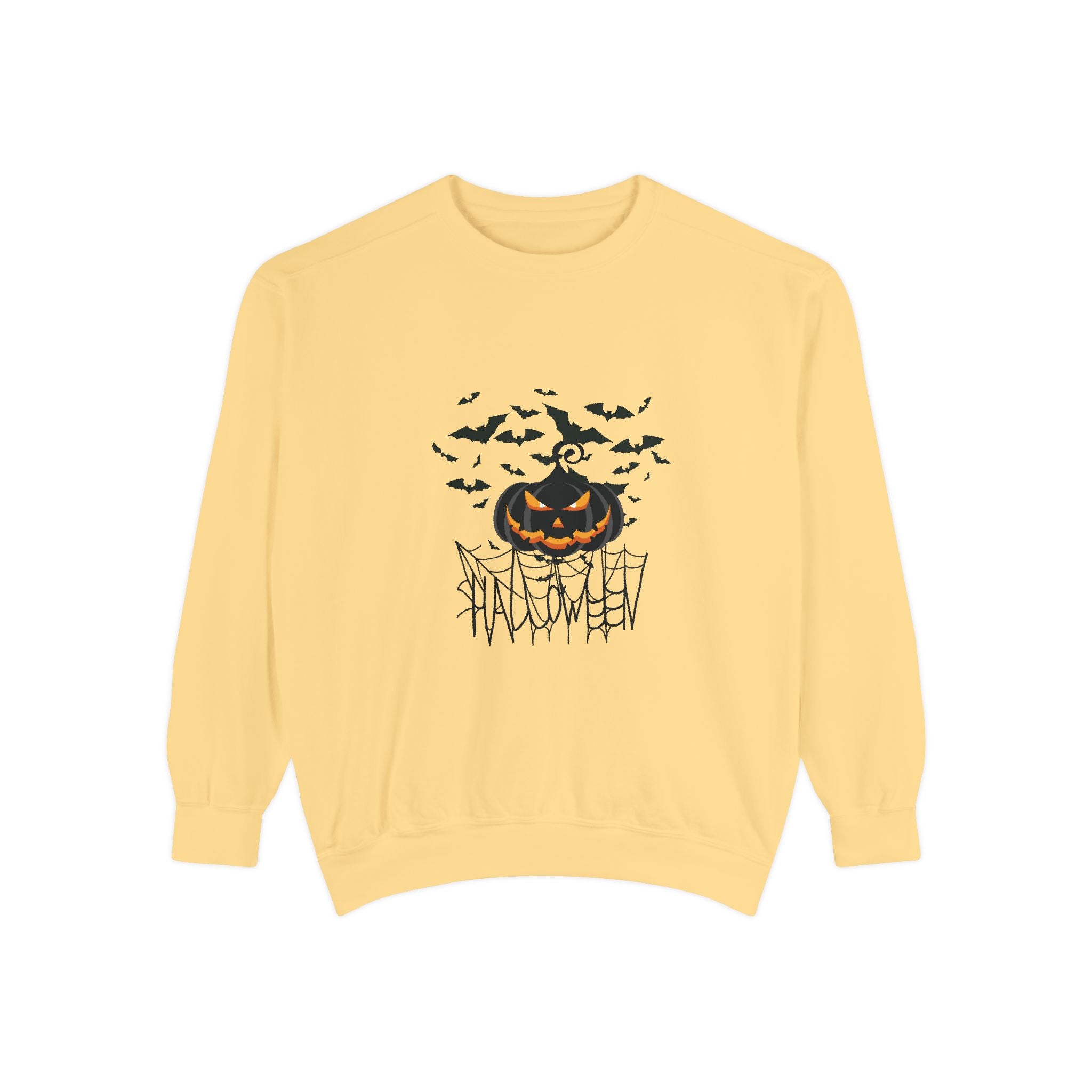 Leafen Halloween Web Unisex Sweatshirt, Casual Crewneck, Gift for Friends, Motivational Apparel, Everyday Comfort Wear
