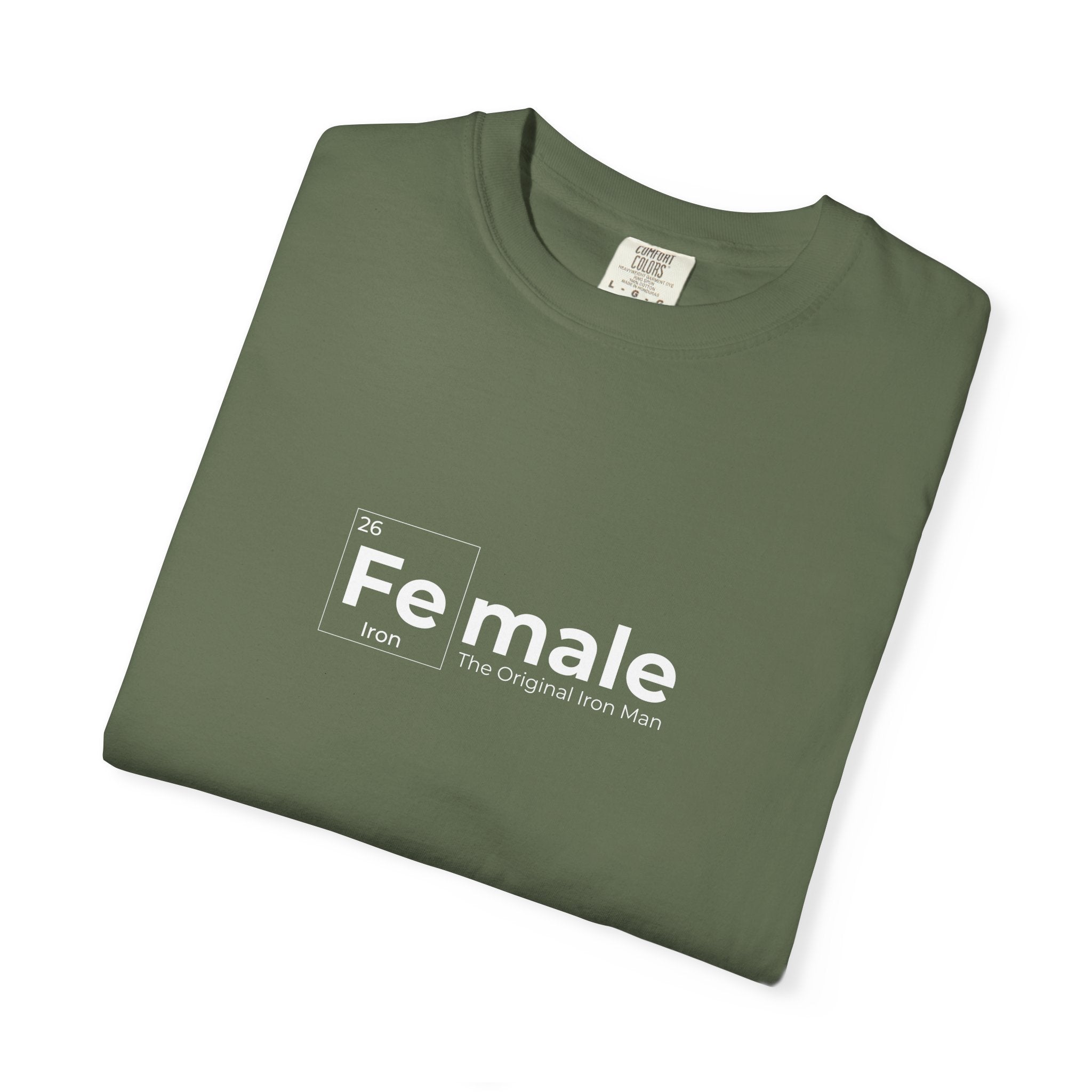 Original Iron Man Unisex Garment-Dyed T-shirt, Casual Wear, Summer Vibe, Gift for Friends, Relaxed Everyday Style