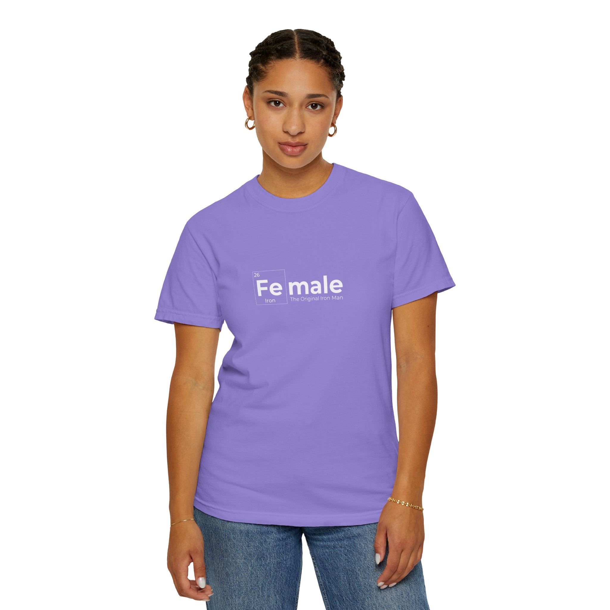 Original Iron Man Unisex Garment-Dyed T-shirt, Casual Wear, Summer Vibe, Gift for Friends, Relaxed Everyday Style