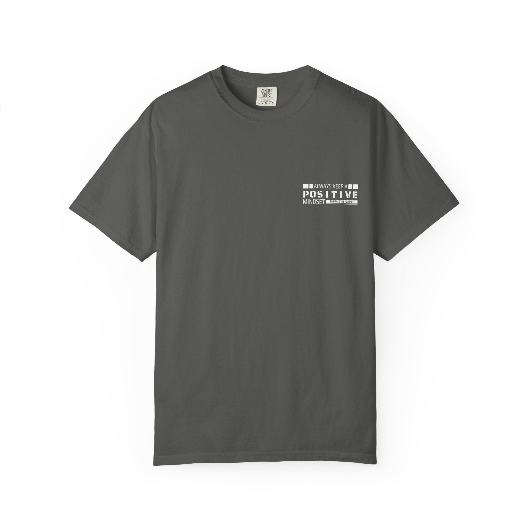 Leafen Positive Vibe Unisex Garment-Dyed T-shirt, Casual Wear, Summer Vibe, Gift for Friends, Relaxed Everyday Style