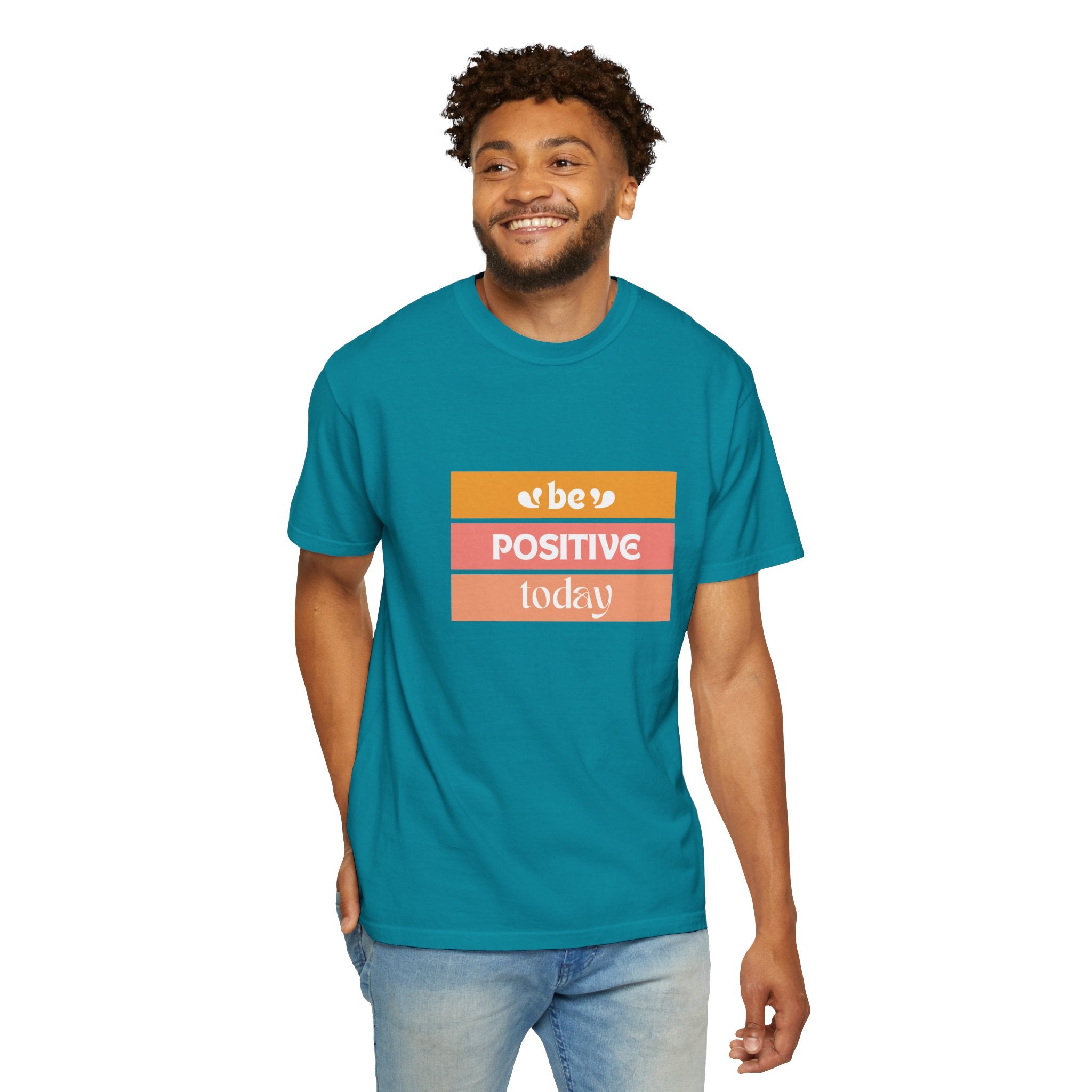 Leafen Positive Vibes Unisex T-Shirt | Motivational Tee, Gift for Friends, Casual Wear, Mood Booster, Everyday Comfort