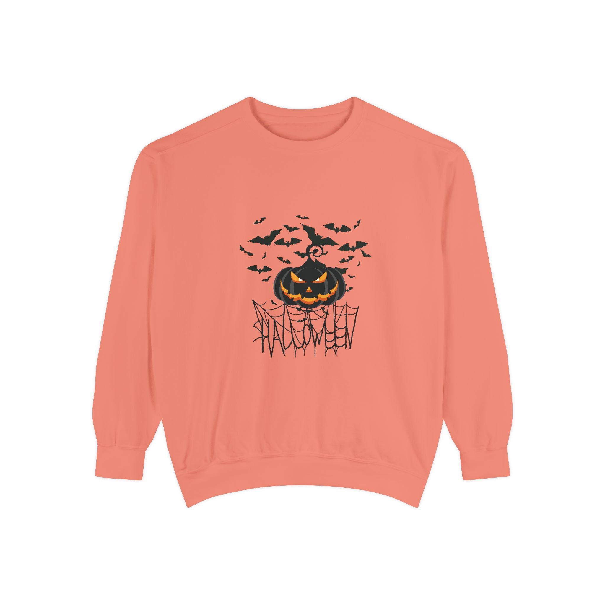 Leafen Halloween Web Unisex Sweatshirt, Casual Crewneck, Gift for Friends, Motivational Apparel, Everyday Comfort Wear