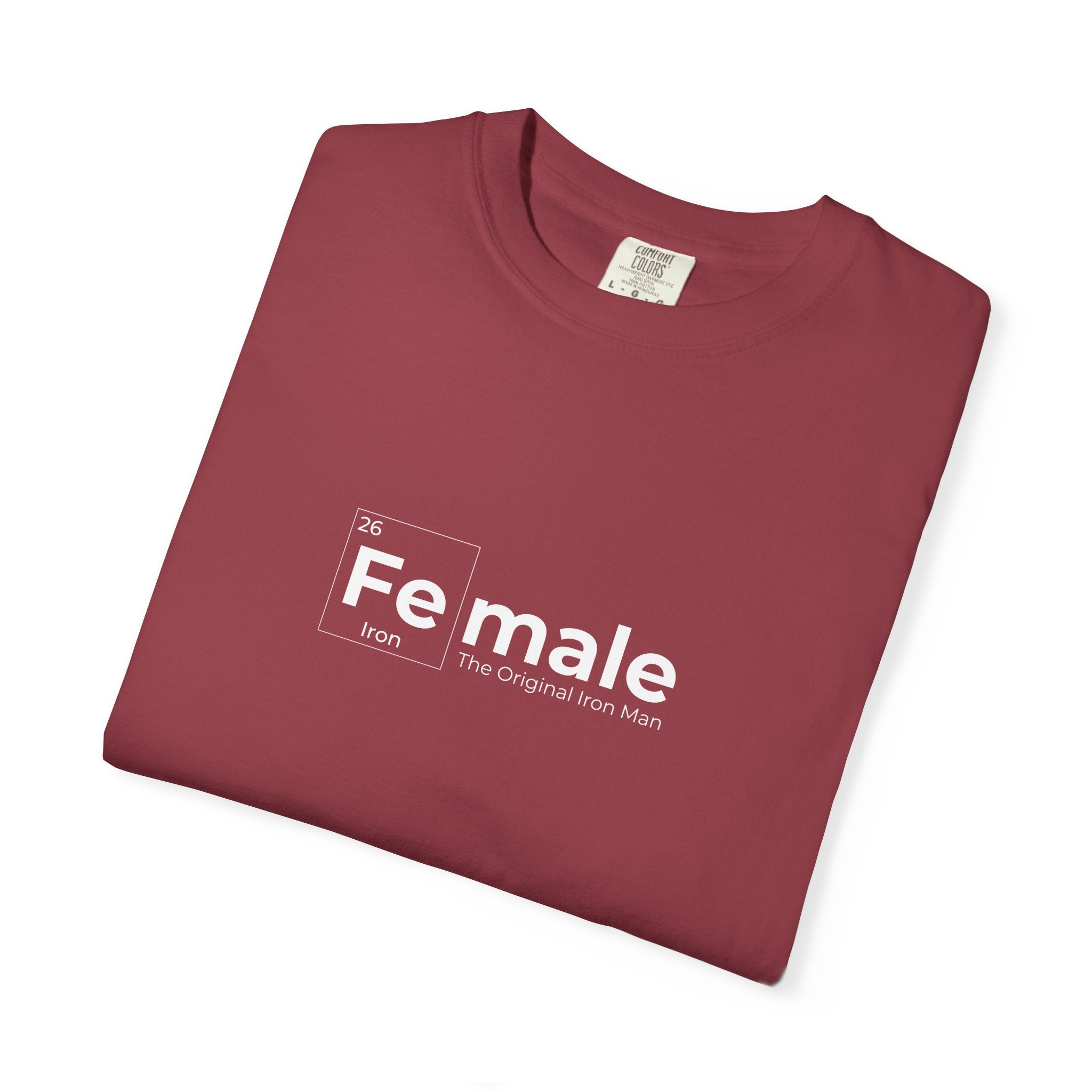 Original Iron Man Unisex Garment-Dyed T-shirt, Casual Wear, Summer Vibe, Gift for Friends, Relaxed Everyday Style