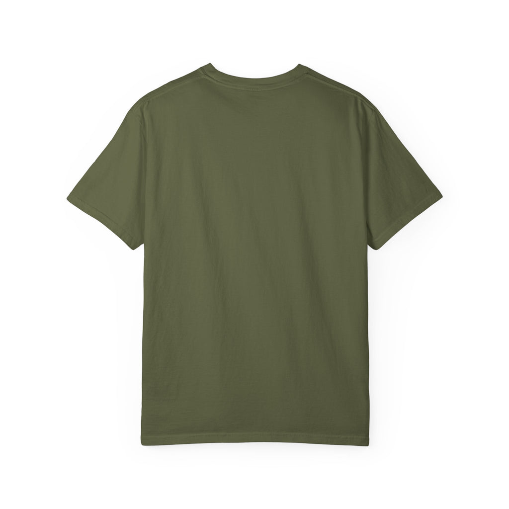 Leafen Music Heals Unisex Garment-Dyed T-shirt, Casual Wear, Summer Vibe, Gift for Friends, Relaxed Everyday Style