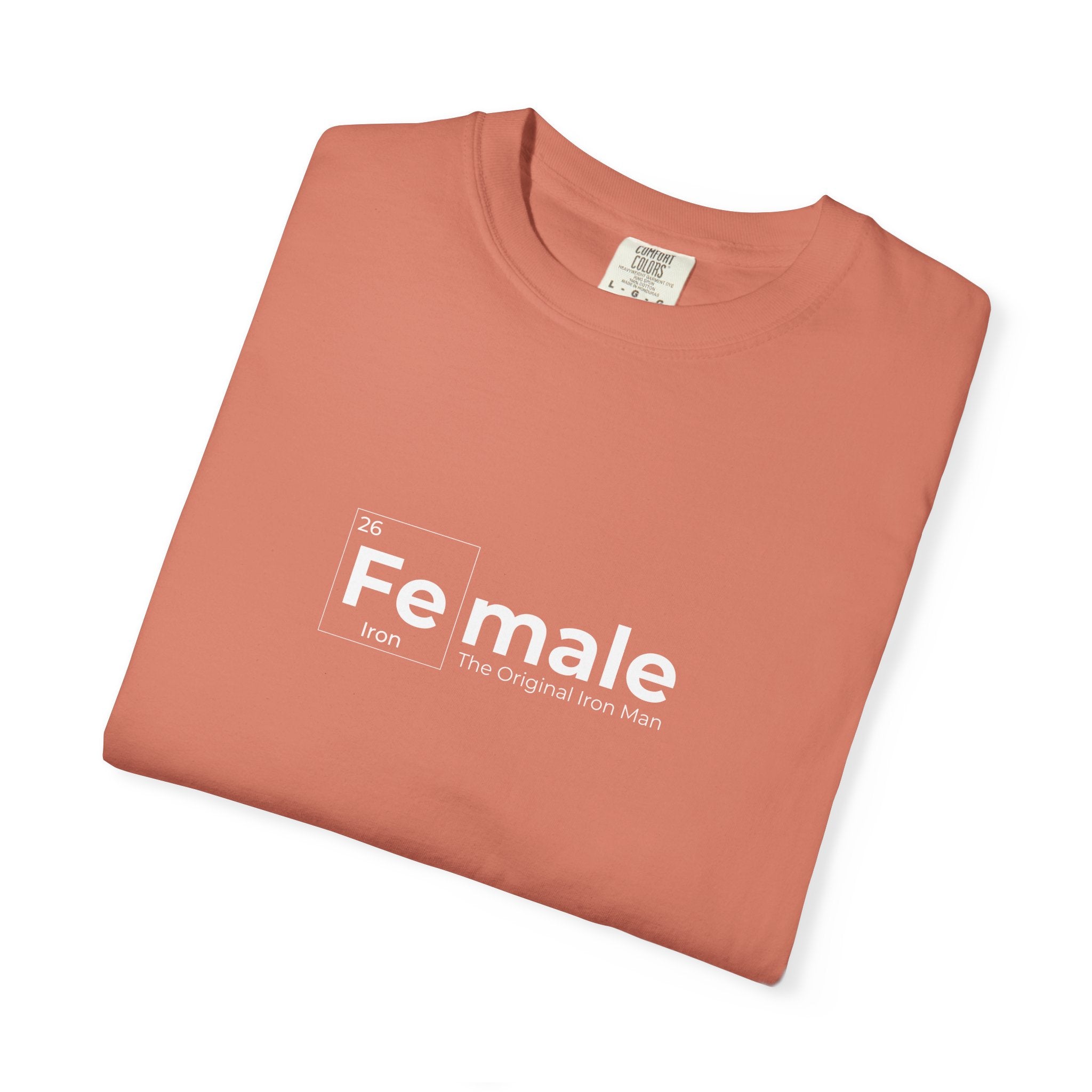 Original Iron Man Unisex Garment-Dyed T-shirt, Casual Wear, Summer Vibe, Gift for Friends, Relaxed Everyday Style