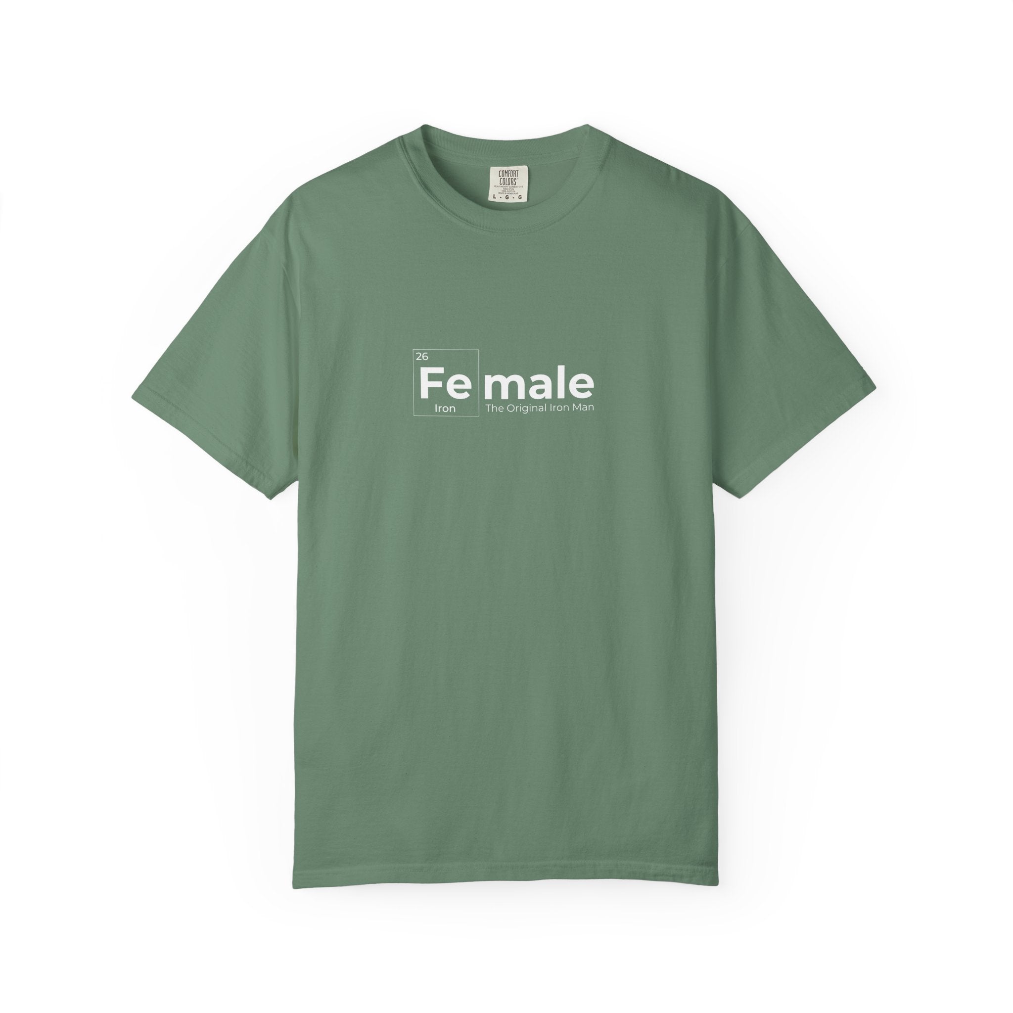 Original Iron Man Unisex Garment-Dyed T-shirt, Casual Wear, Summer Vibe, Gift for Friends, Relaxed Everyday Style