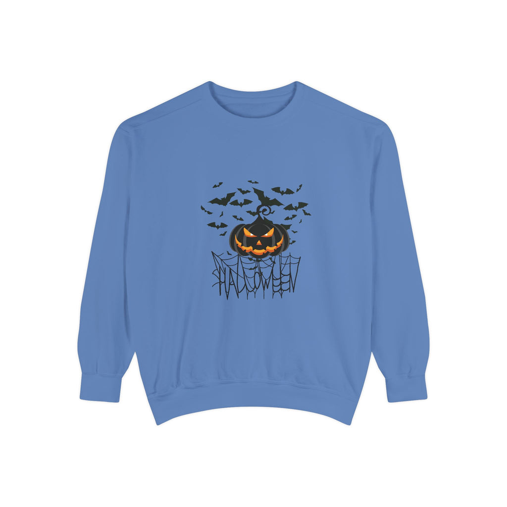 Leafen Halloween Web Unisex Sweatshirt, Casual Crewneck, Gift for Friends, Motivational Apparel, Everyday Comfort Wear