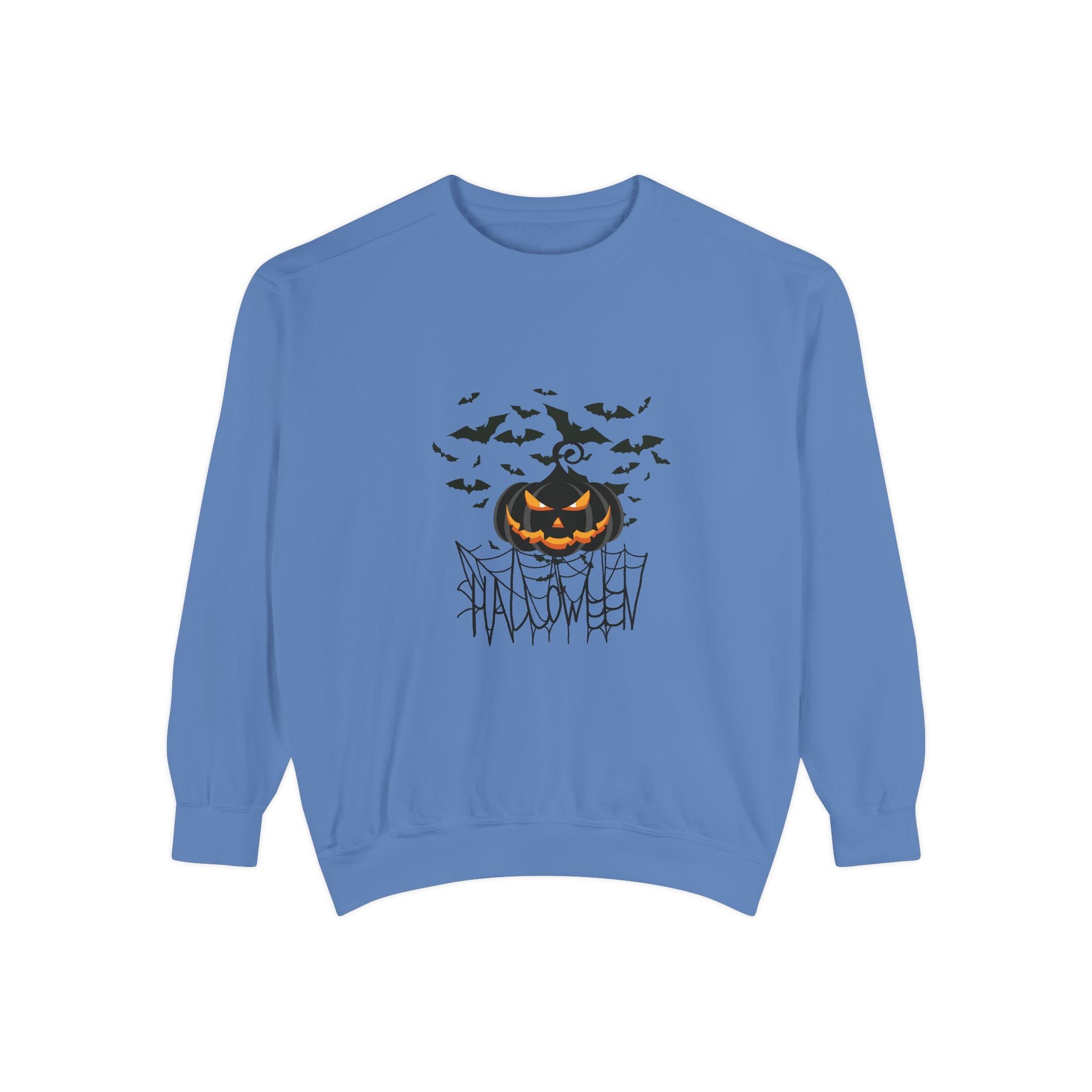 Leafen Halloween Web Unisex Sweatshirt, Casual Crewneck, Gift for Friends, Motivational Apparel, Everyday Comfort Wear