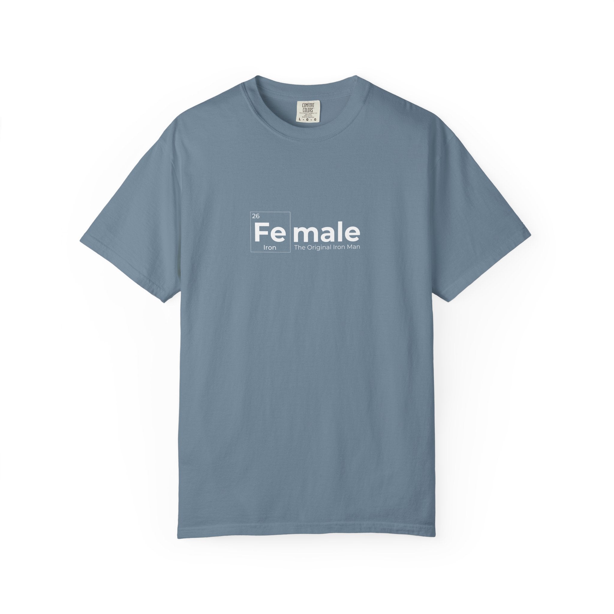 Original Iron Man Unisex Garment-Dyed T-shirt, Casual Wear, Summer Vibe, Gift for Friends, Relaxed Everyday Style