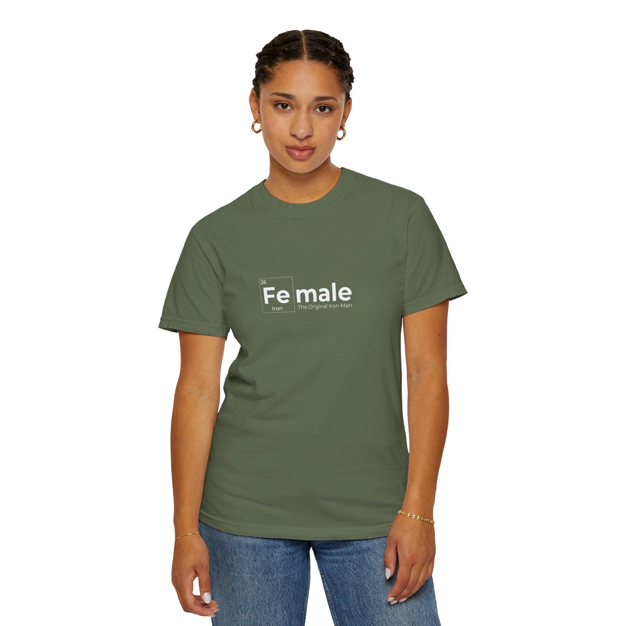Original Iron Man Unisex Garment-Dyed T-shirt, Casual Wear, Summer Vibe, Gift for Friends, Relaxed Everyday Style