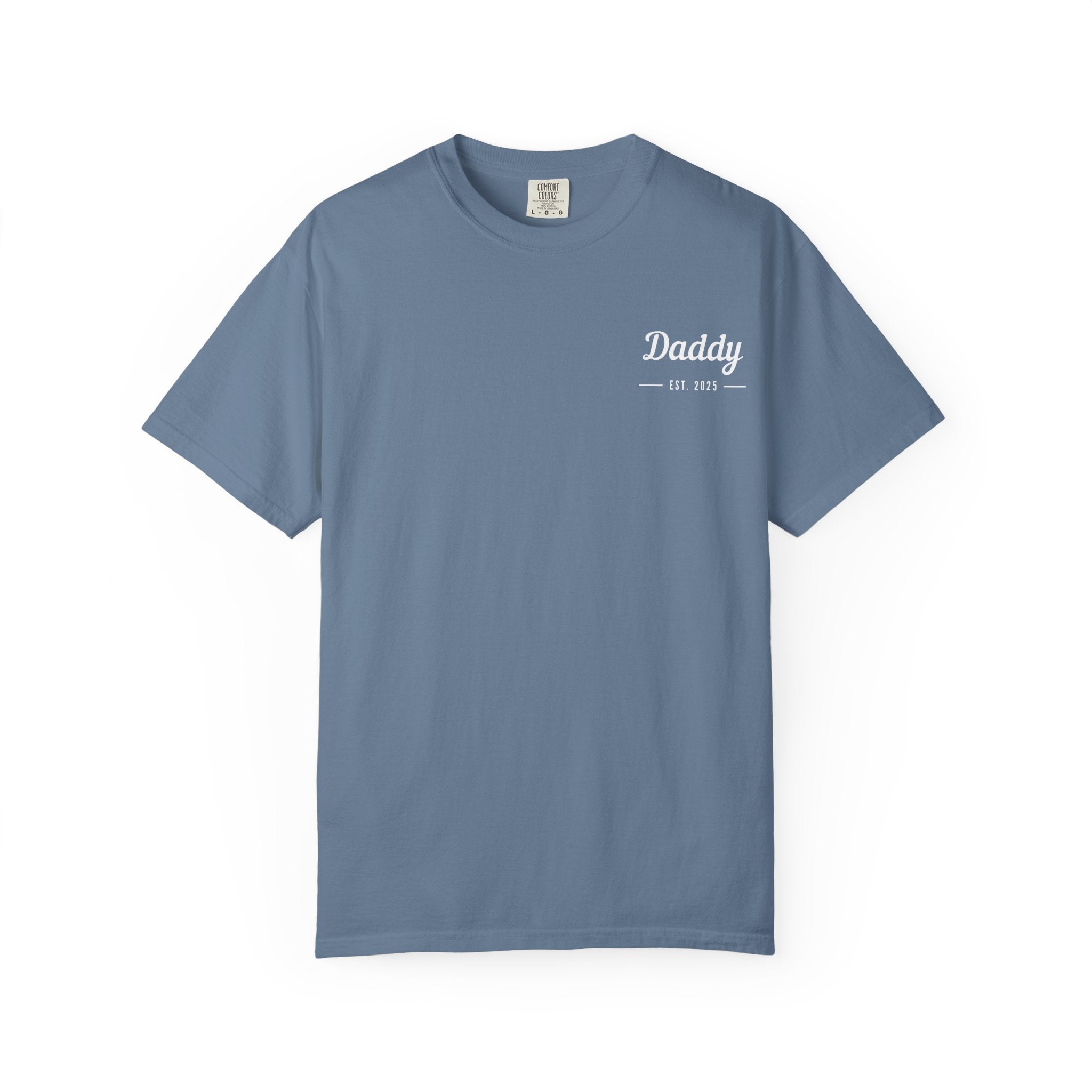 Leafen Daddy Est Unisex Garment-Dyed T-shirt, Casual Wear, Summer Vibe, Gift for Friends, Relaxed Everyday Style