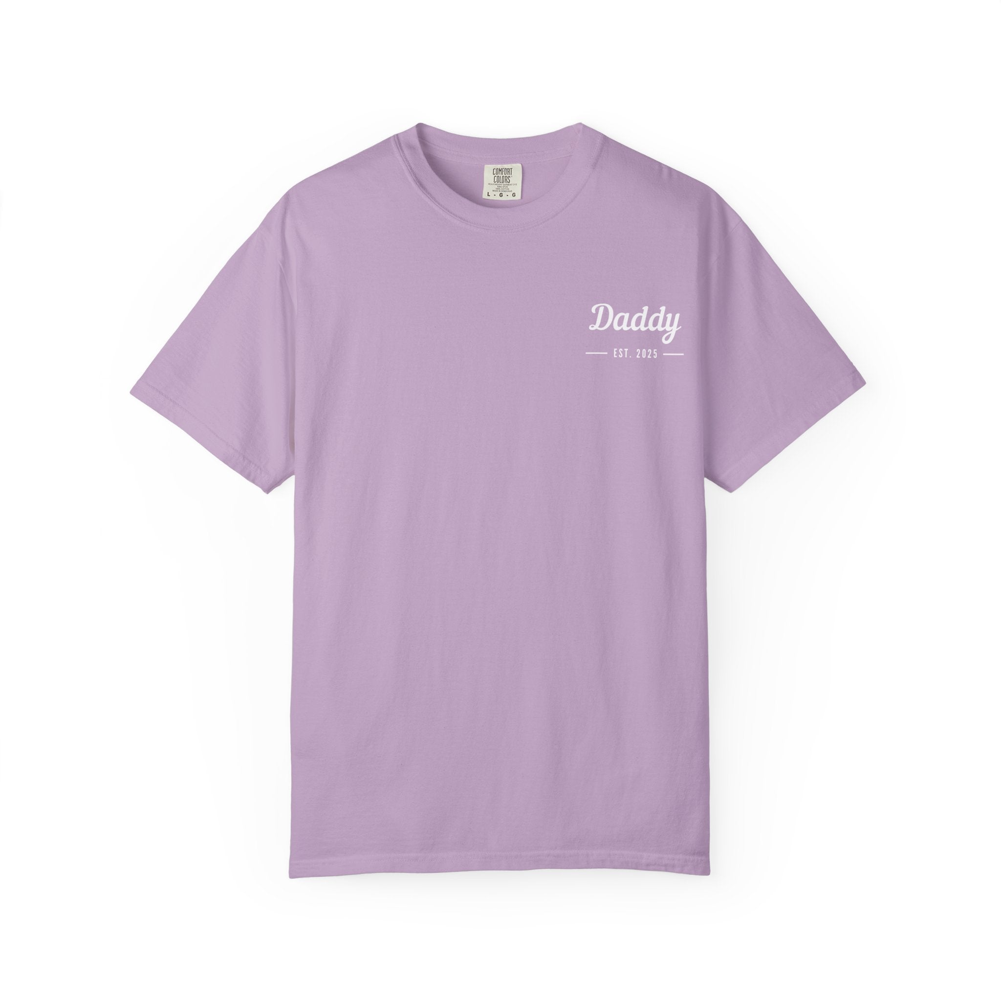 Leafen Daddy Est Unisex Garment-Dyed T-shirt, Casual Wear, Summer Vibe, Gift for Friends, Relaxed Everyday Style