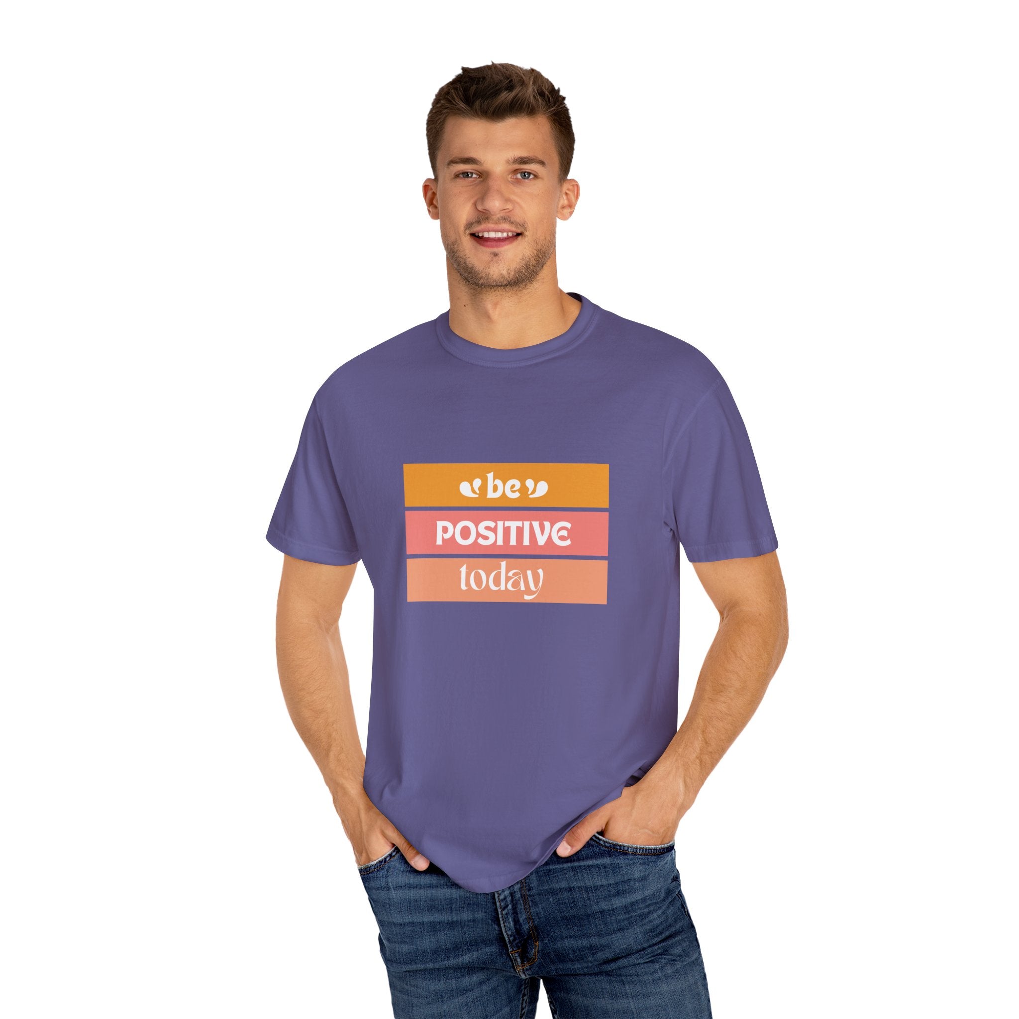 Leafen Positive Vibes Unisex T-Shirt | Motivational Tee, Gift for Friends, Casual Wear, Mood Booster, Everyday Comfort