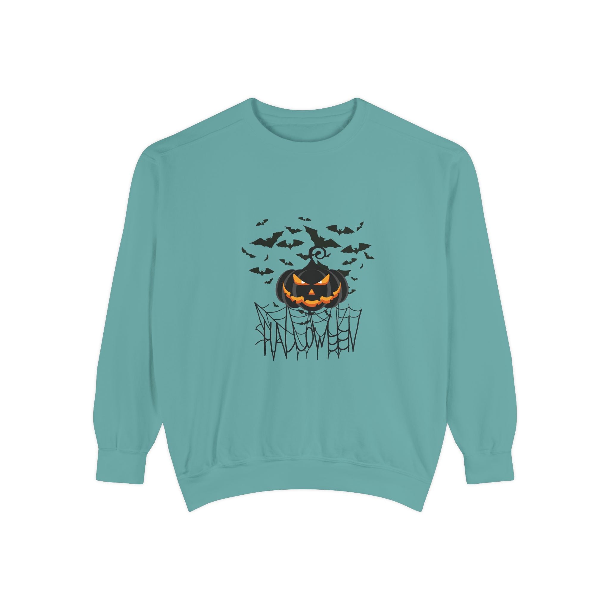 Leafen Halloween Web Unisex Sweatshirt, Casual Crewneck, Gift for Friends, Motivational Apparel, Everyday Comfort Wear