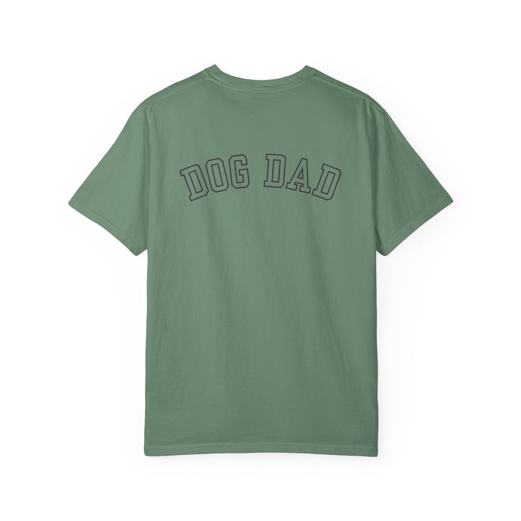 Leafen DOG DAD Unisex Garment-Dyed T-shirt, Casual Wear, Summer Vibe, Gift for Friends, Relaxed Everyday Style