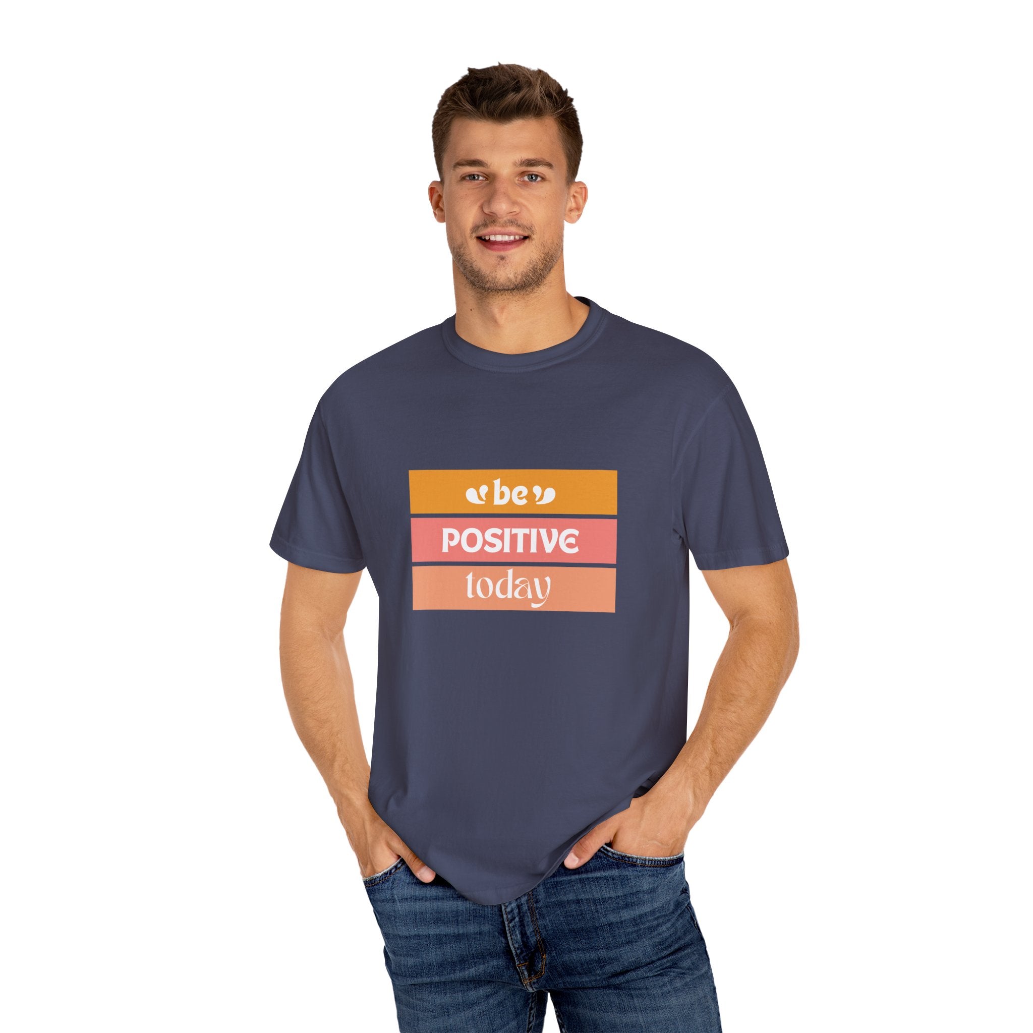 Leafen Positive Vibes Unisex T-Shirt | Motivational Tee, Gift for Friends, Casual Wear, Mood Booster, Everyday Comfort
