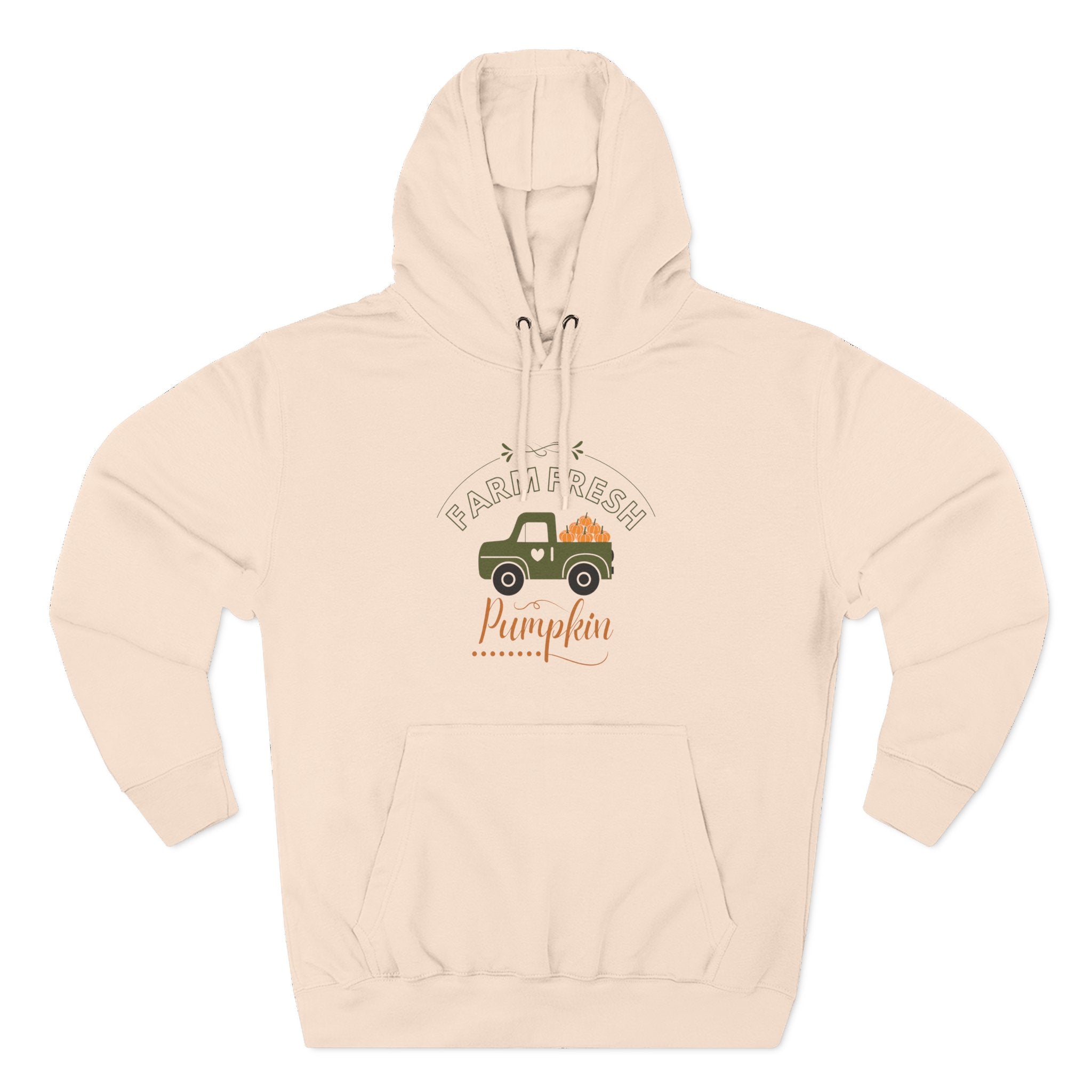 Leafen Autumn Fleece Hoodie - Peace, Love, Fall Design, Cozy Sweatshirt, Perfect for Thanksgiving, Fall Fashion, Gift Idea