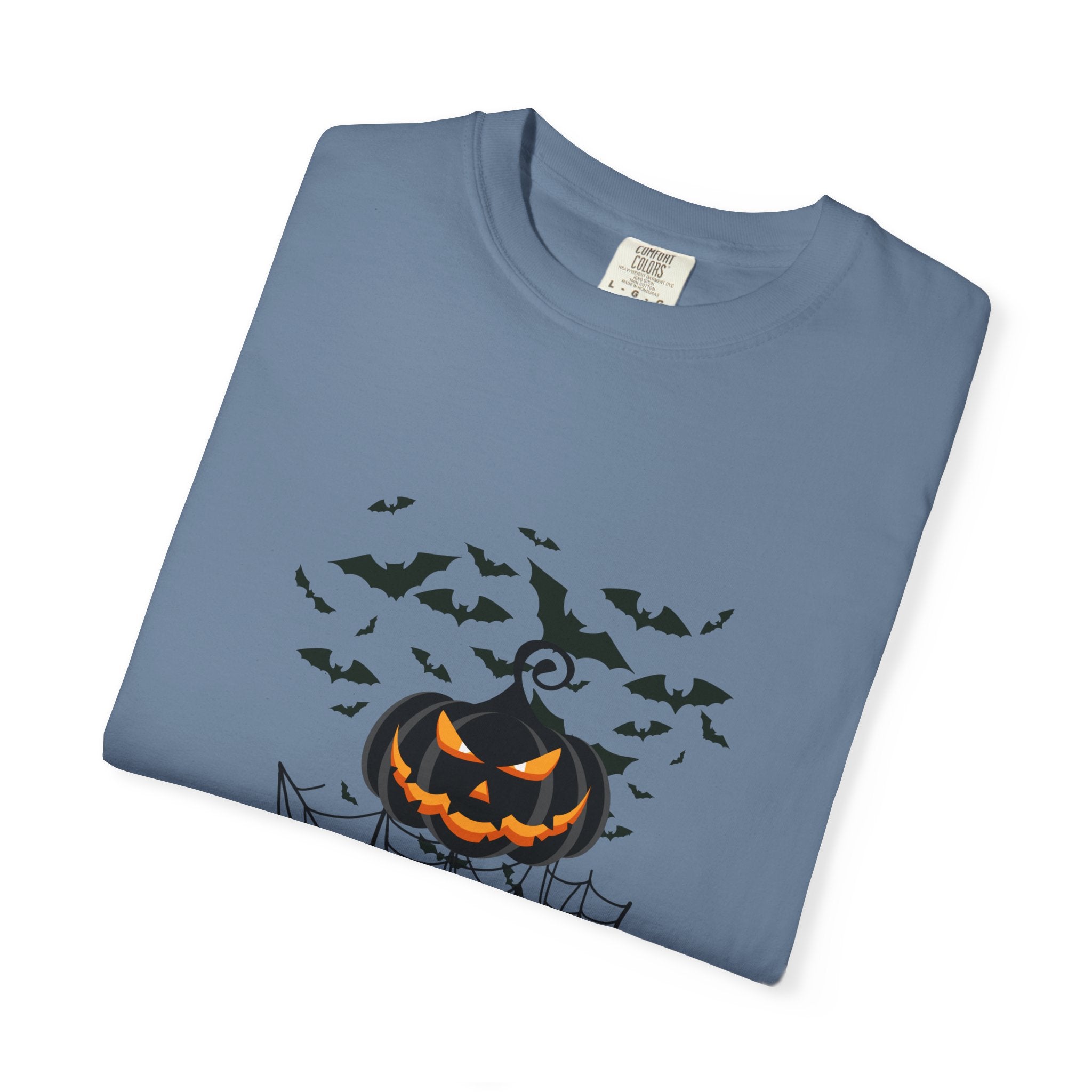 Halloween Vibe Unisex Garment-Dyed T-shirt, Casual Wear, Summer Vibe, Gift for Friends, Relaxed Everyday Style