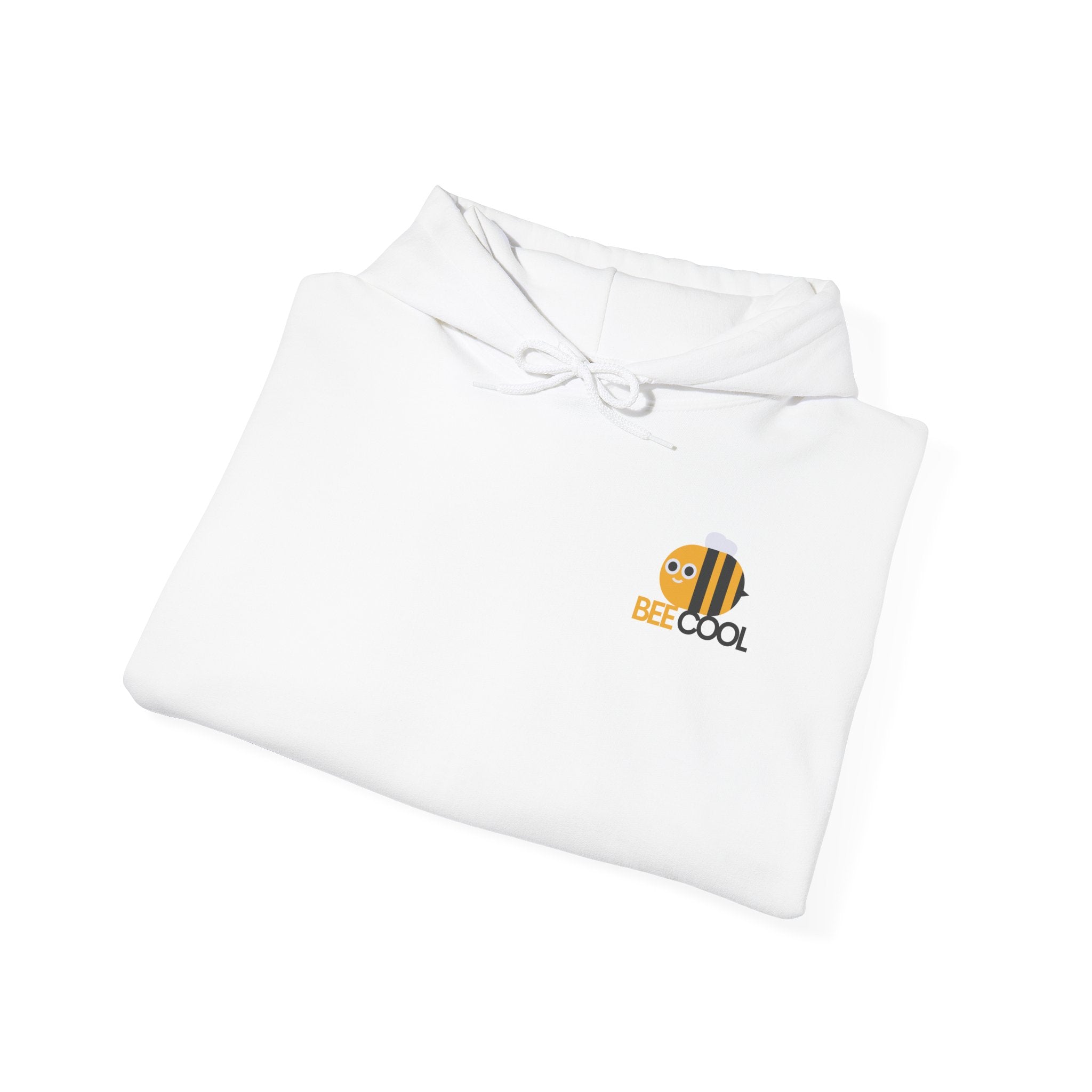 Leafen Bee Cool Unisex Heavy Blend™ Hooded Sweatshirt, Comfortable Casual Wear, Perfect Gift for Nature Lovers