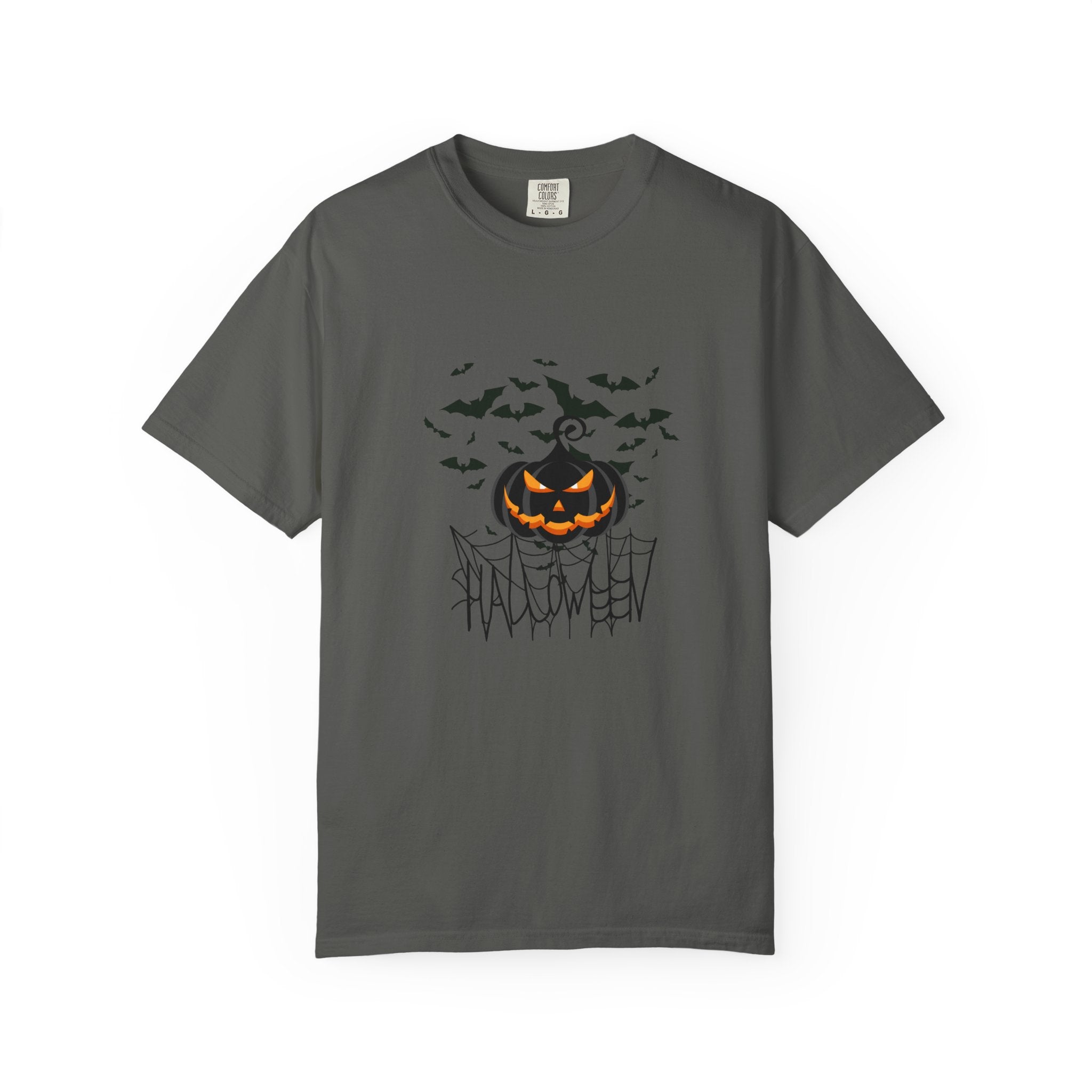 Halloween Vibe Unisex Garment-Dyed T-shirt, Casual Wear, Summer Vibe, Gift for Friends, Relaxed Everyday Style