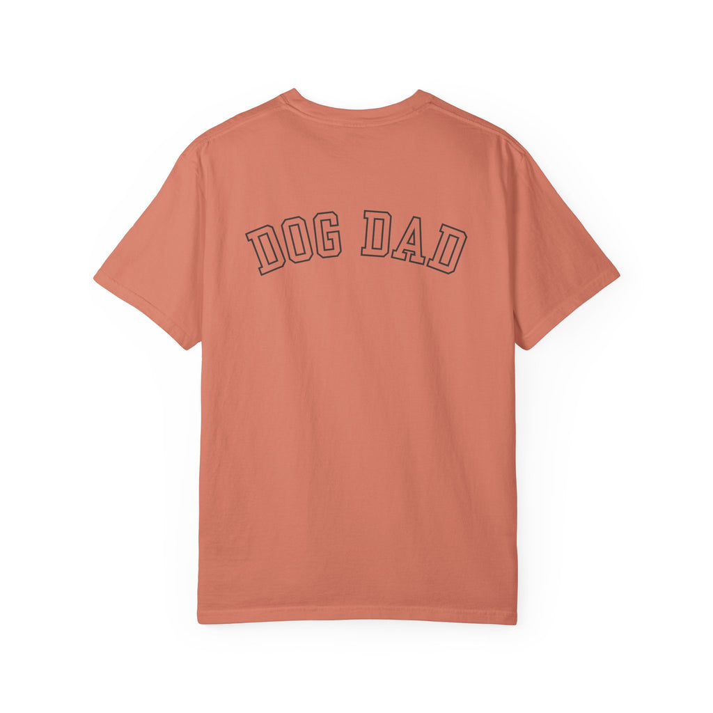 Leafen DOG DAD Unisex Garment-Dyed T-shirt, Casual Wear, Summer Vibe, Gift for Friends, Relaxed Everyday Style