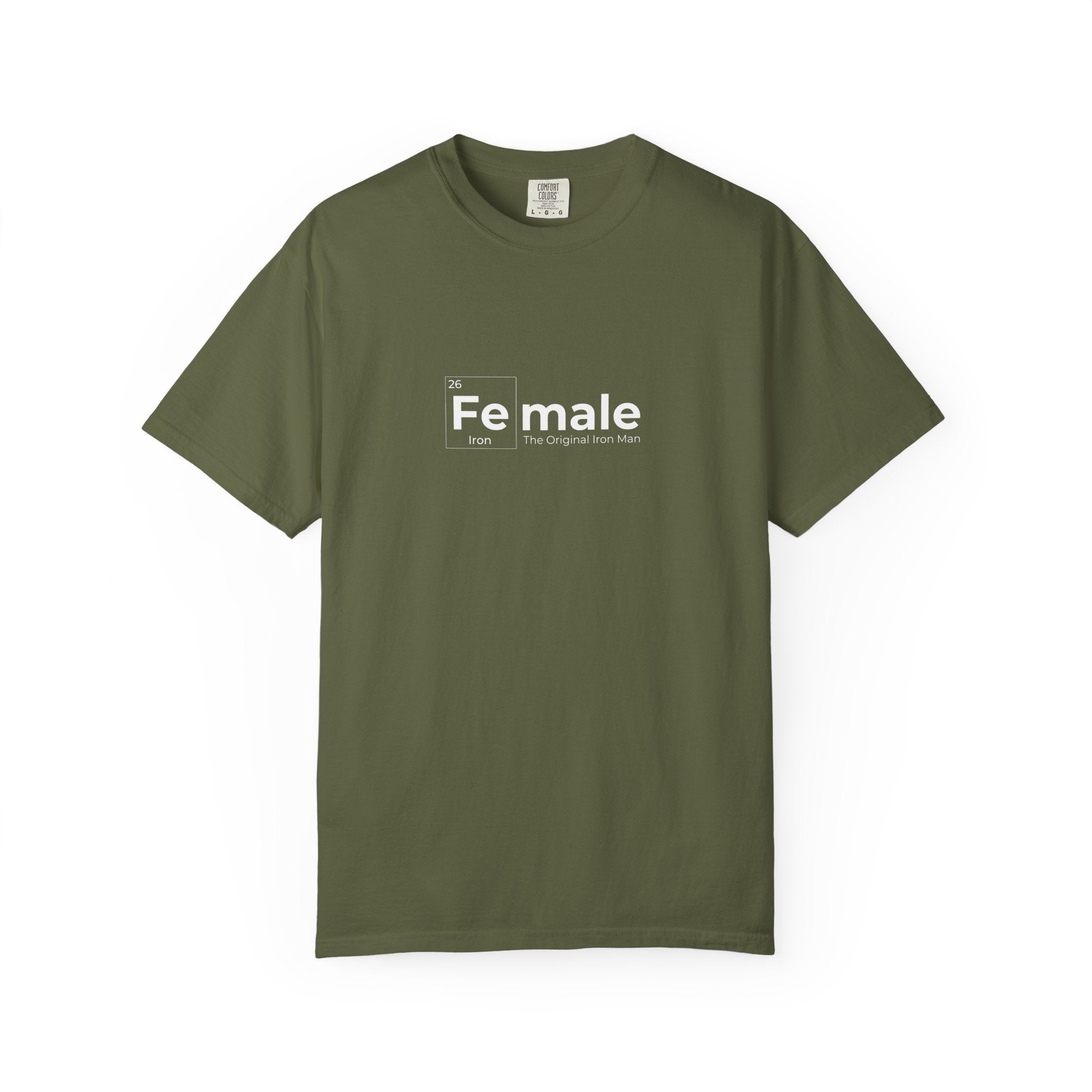 Original Iron Man Unisex Garment-Dyed T-shirt, Casual Wear, Summer Vibe, Gift for Friends, Relaxed Everyday Style