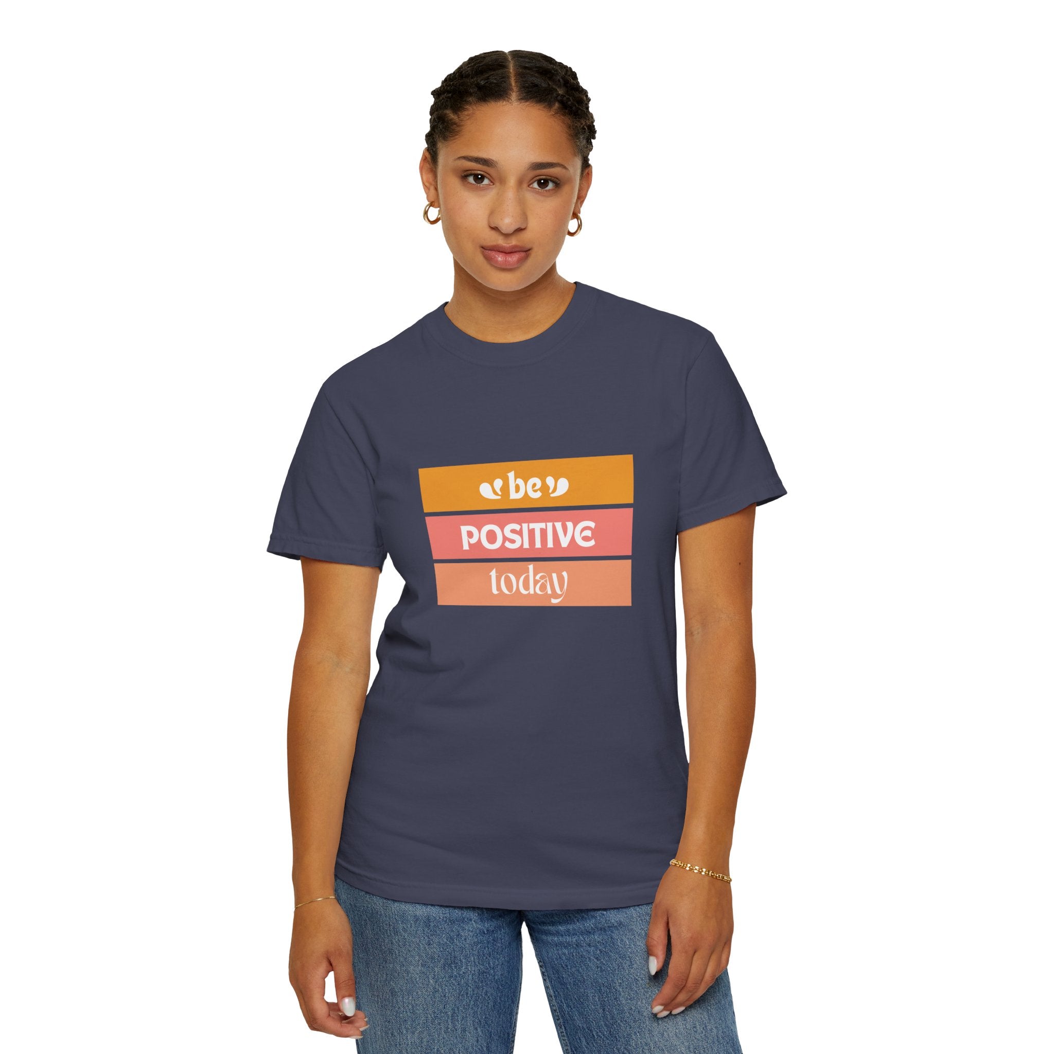 Leafen Positive Vibes Unisex T-Shirt | Motivational Tee, Gift for Friends, Casual Wear, Mood Booster, Everyday Comfort