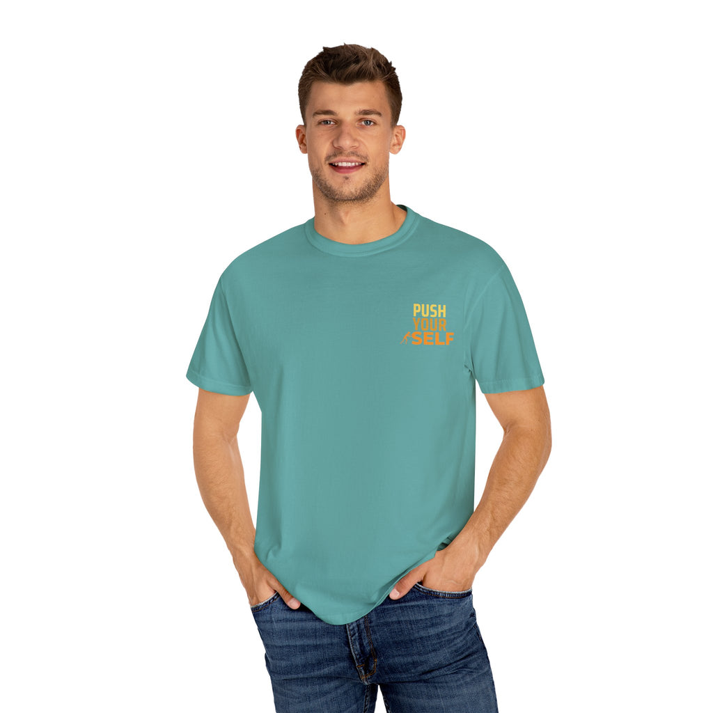 Leafen Push Your Self Unisex T-Shirt | Casual Tee, Gift for Friends, Casual Wear, Everyday Comfort