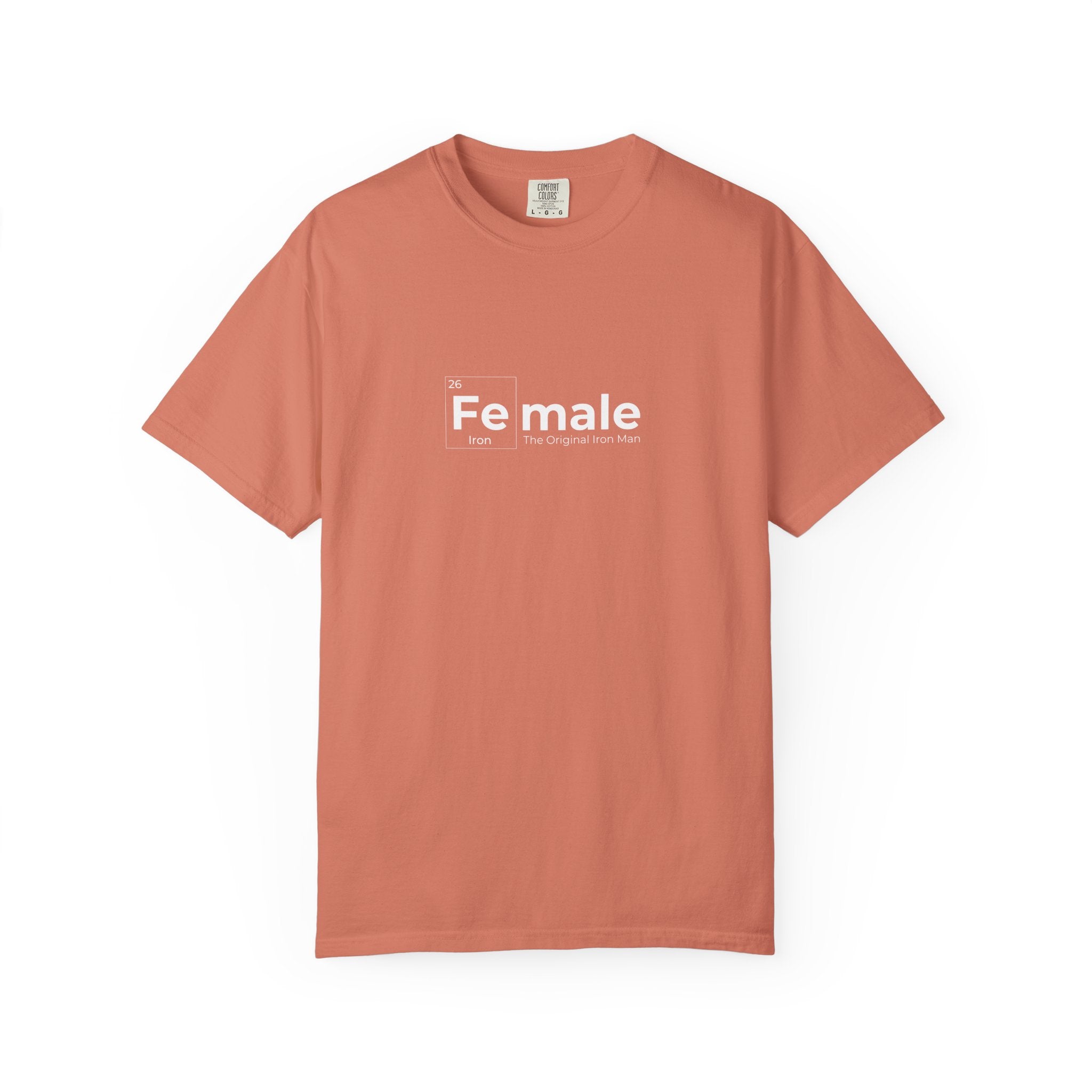 Original Iron Man Unisex Garment-Dyed T-shirt, Casual Wear, Summer Vibe, Gift for Friends, Relaxed Everyday Style