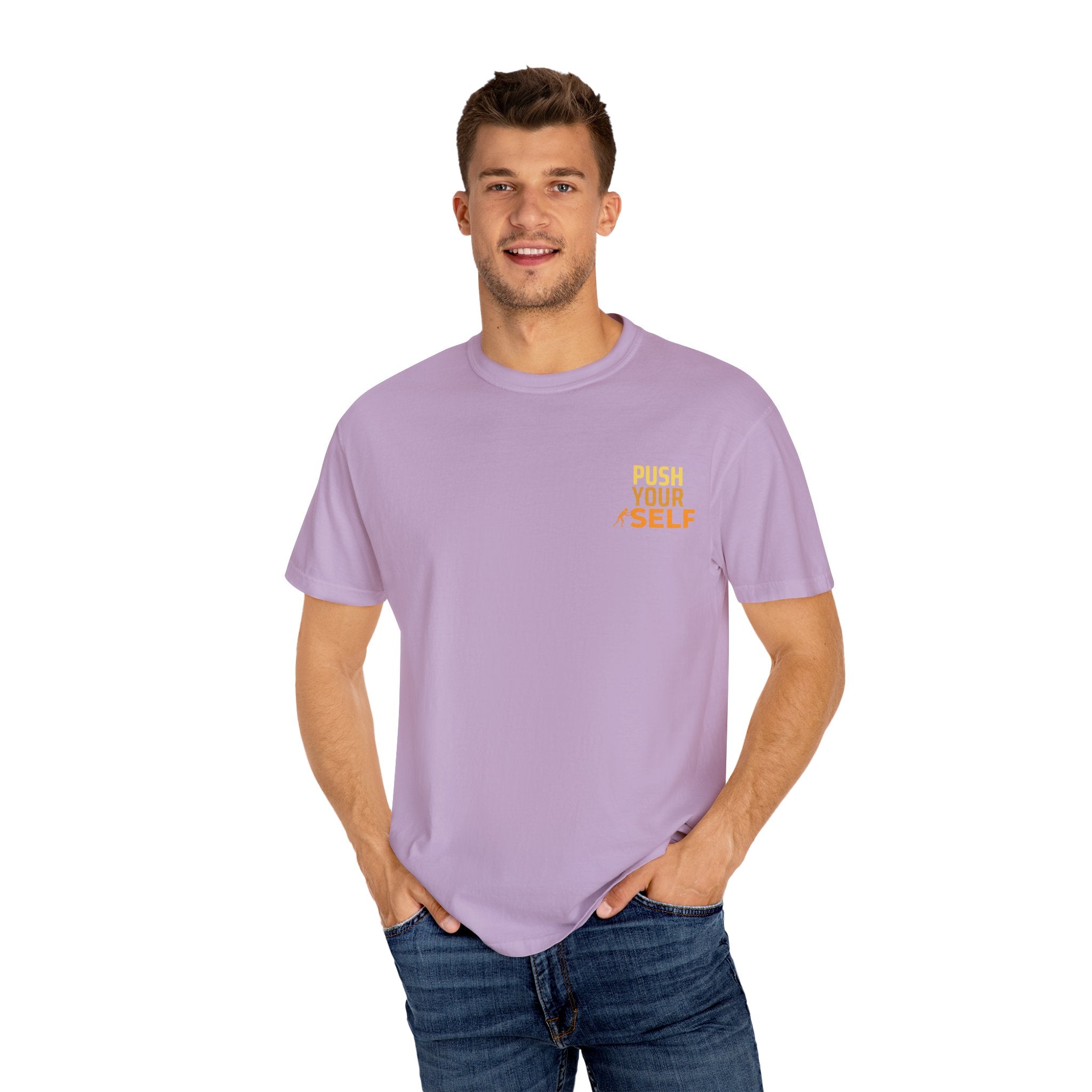 Leafen Push Your Self Unisex T-Shirt | Casual Tee, Gift for Friends, Casual Wear, Everyday Comfort