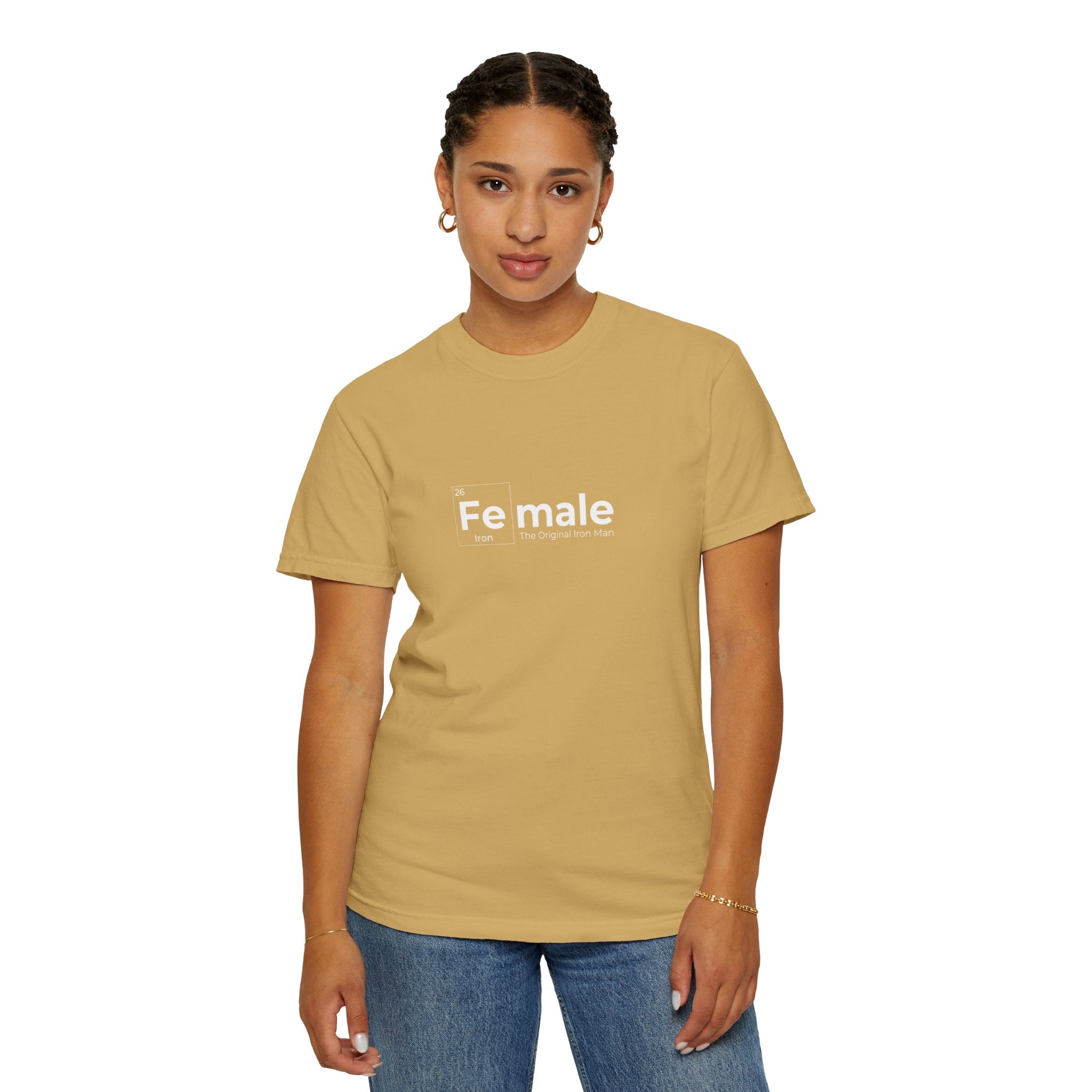Original Iron Man Unisex Garment-Dyed T-shirt, Casual Wear, Summer Vibe, Gift for Friends, Relaxed Everyday Style