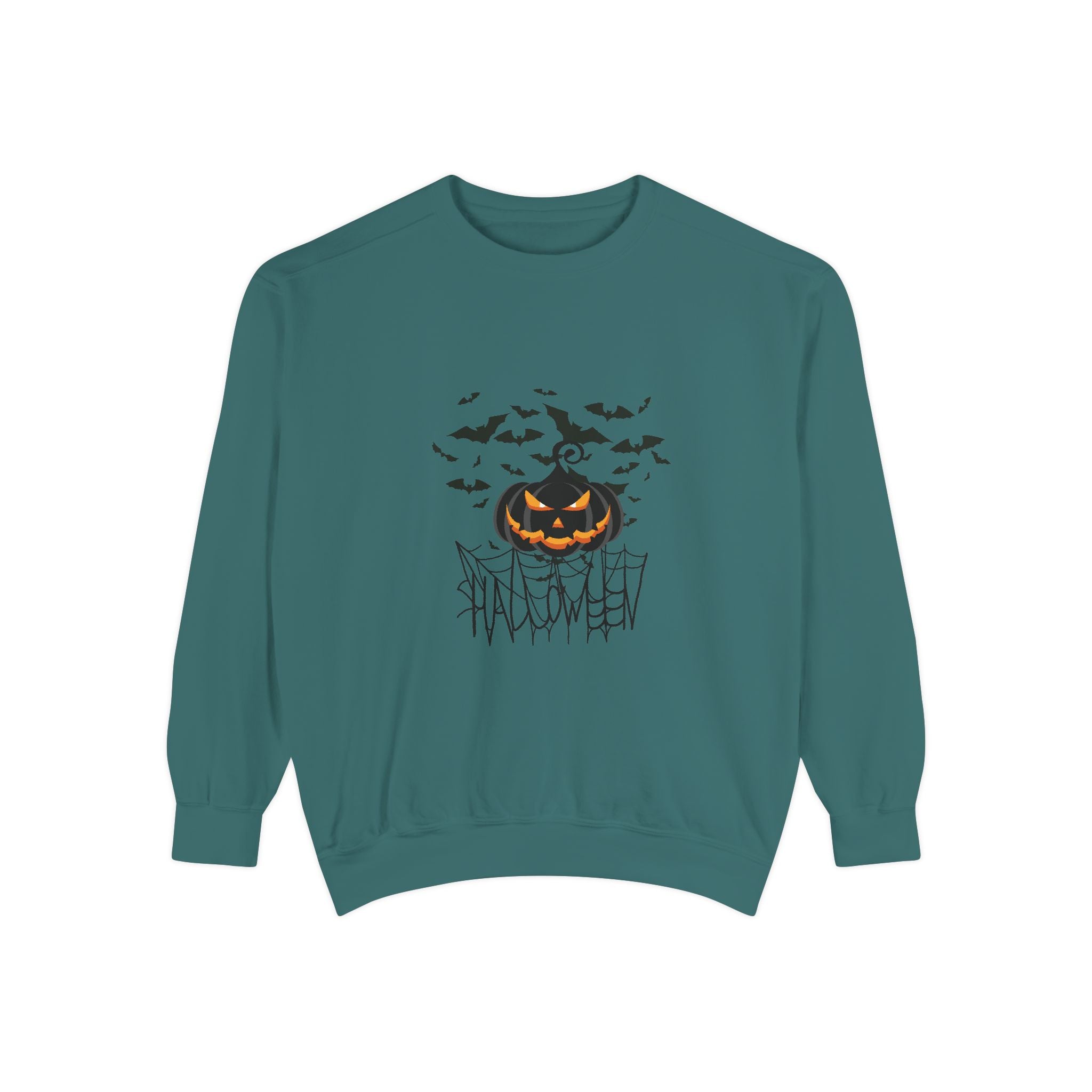 Leafen Halloween Web Unisex Sweatshirt, Casual Crewneck, Gift for Friends, Motivational Apparel, Everyday Comfort Wear
