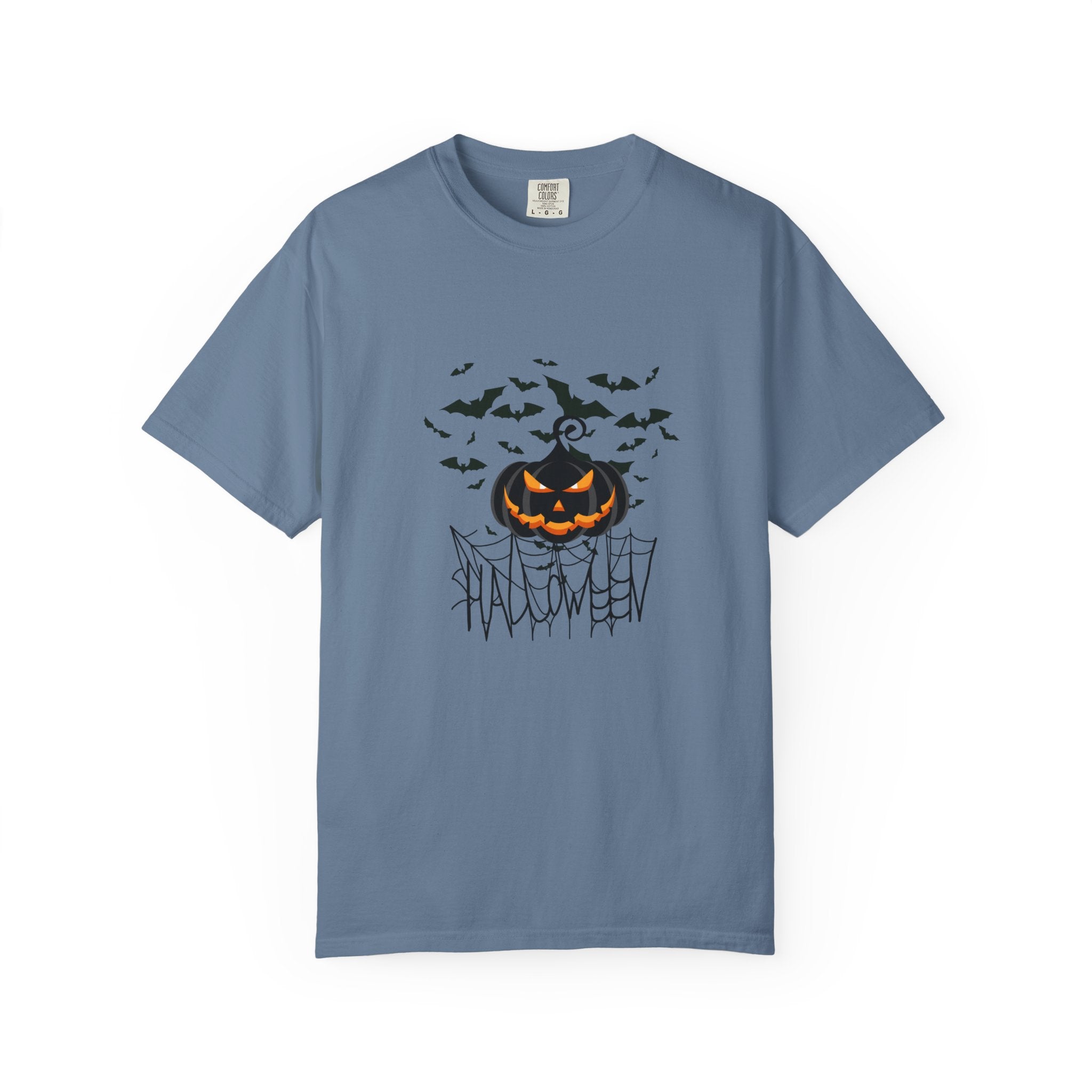 Halloween Vibe Unisex Garment-Dyed T-shirt, Casual Wear, Summer Vibe, Gift for Friends, Relaxed Everyday Style