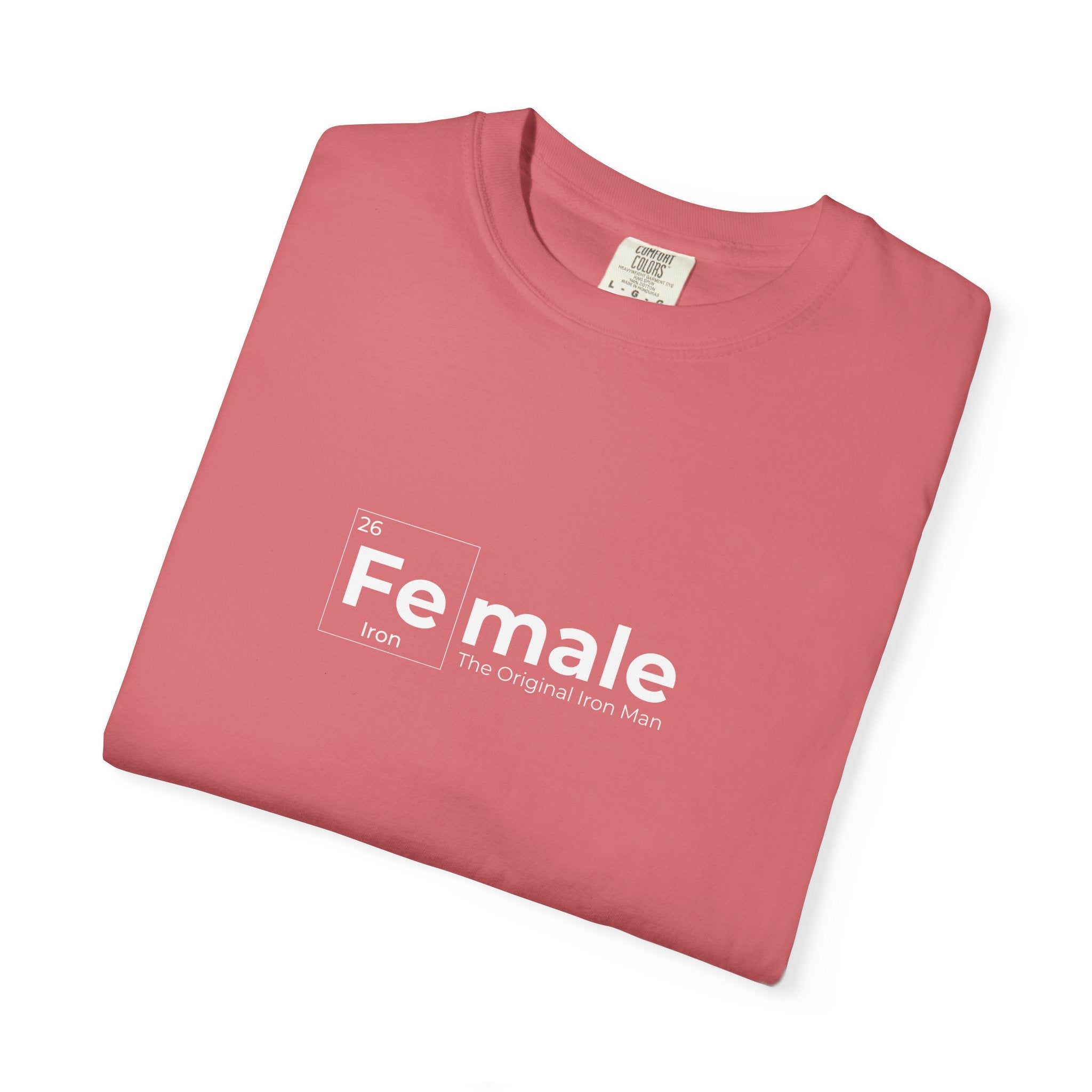 Original Iron Man Unisex Garment-Dyed T-shirt, Casual Wear, Summer Vibe, Gift for Friends, Relaxed Everyday Style
