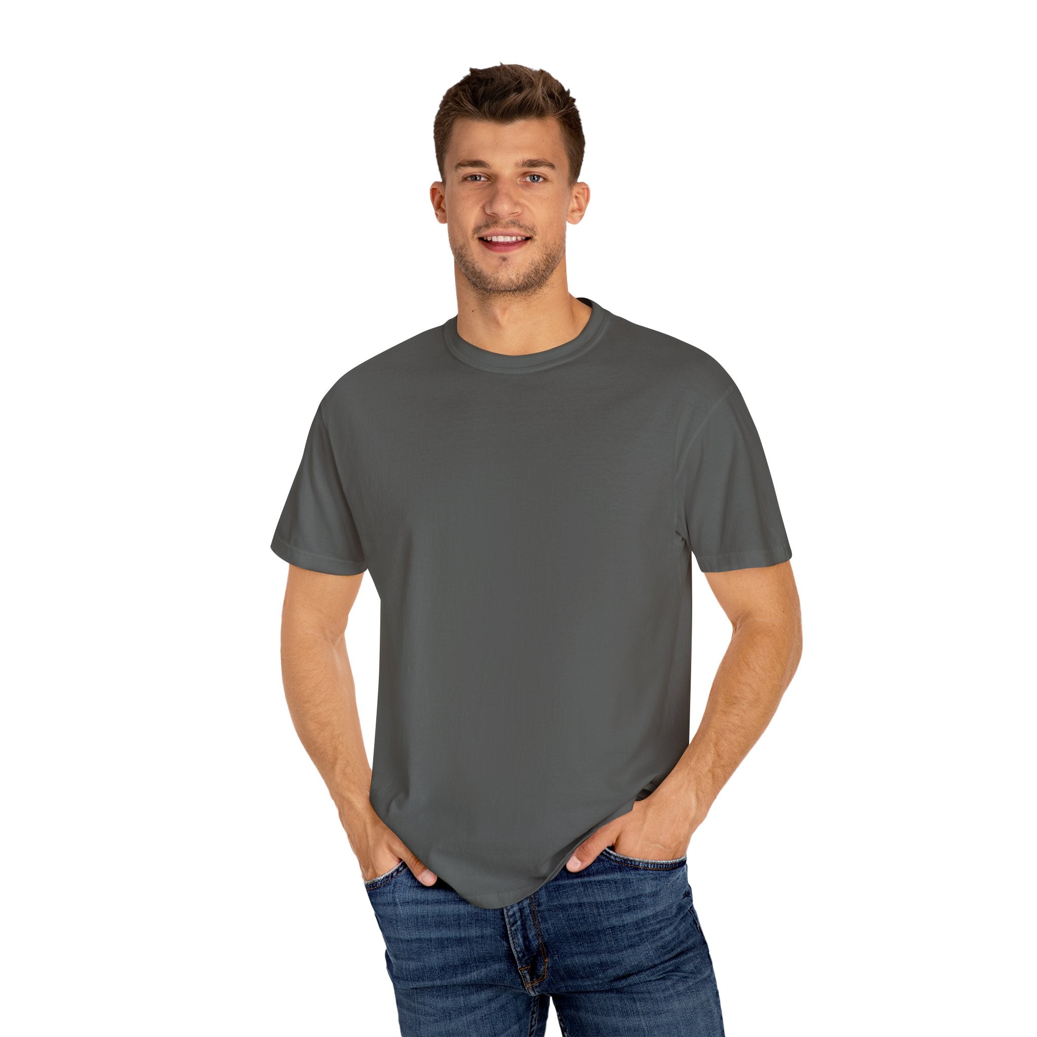 Leafen DOG DAD Unisex Garment-Dyed T-shirt, Casual Wear, Summer Vibe, Gift for Friends, Relaxed Everyday Style