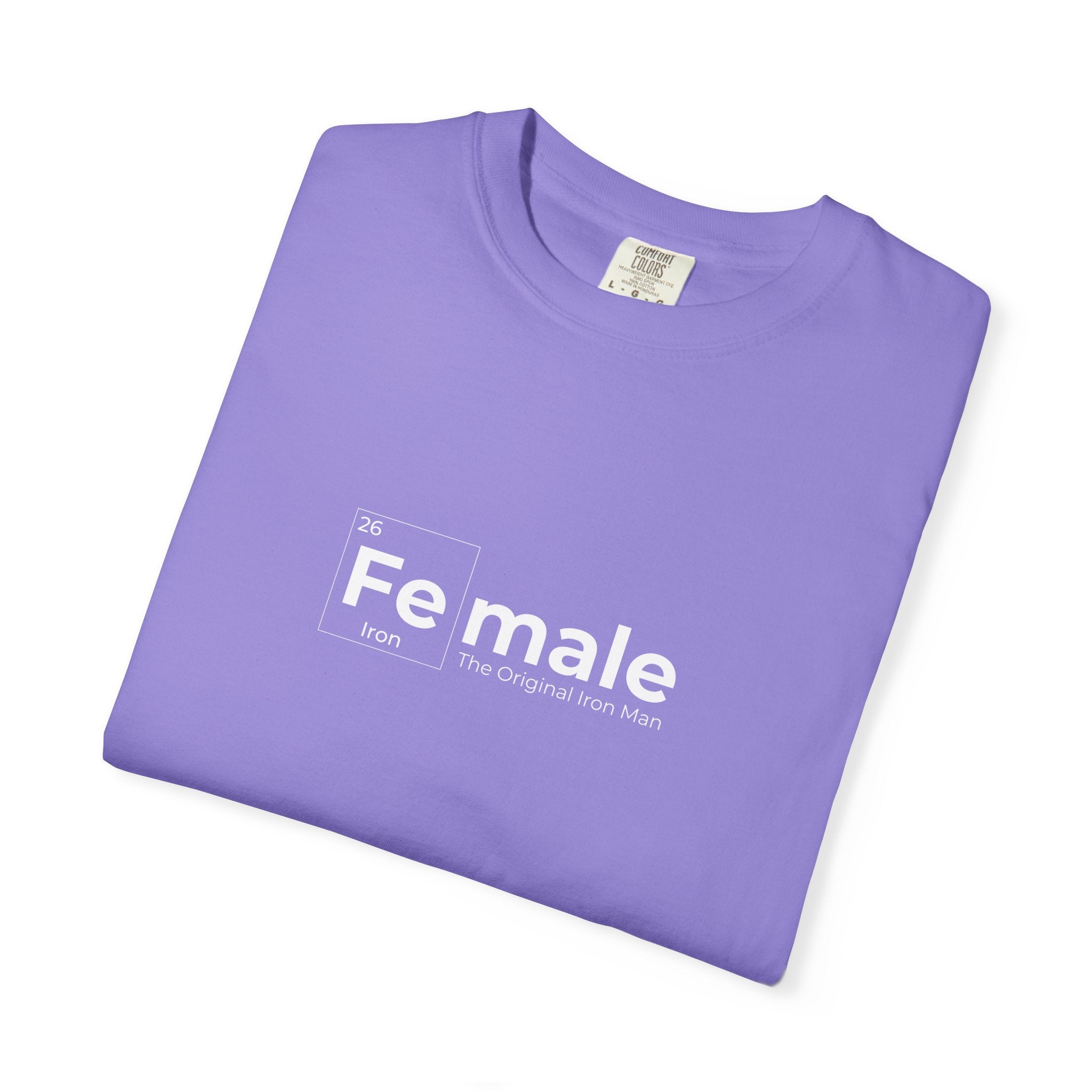 Original Iron Man Unisex Garment-Dyed T-shirt, Casual Wear, Summer Vibe, Gift for Friends, Relaxed Everyday Style