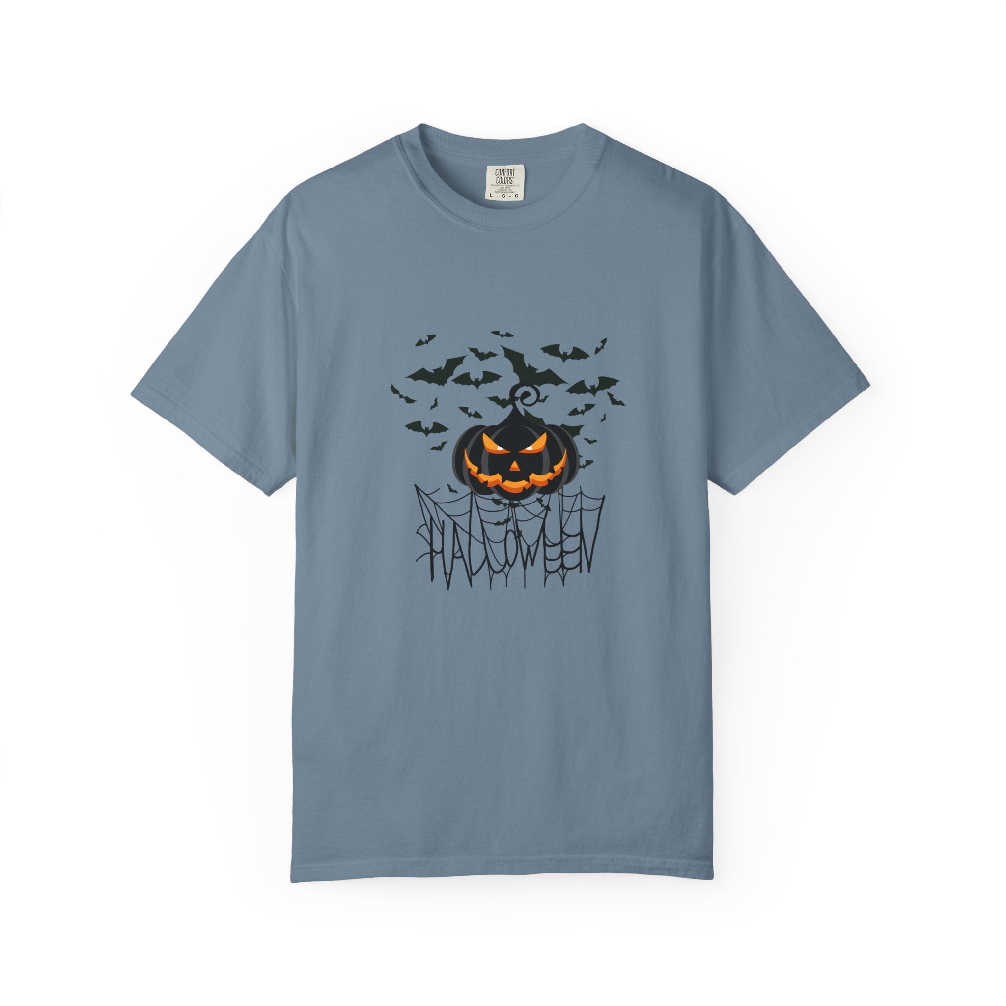 Halloween Vibe Unisex Garment-Dyed T-shirt, Casual Wear, Summer Vibe, Gift for Friends, Relaxed Everyday Style
