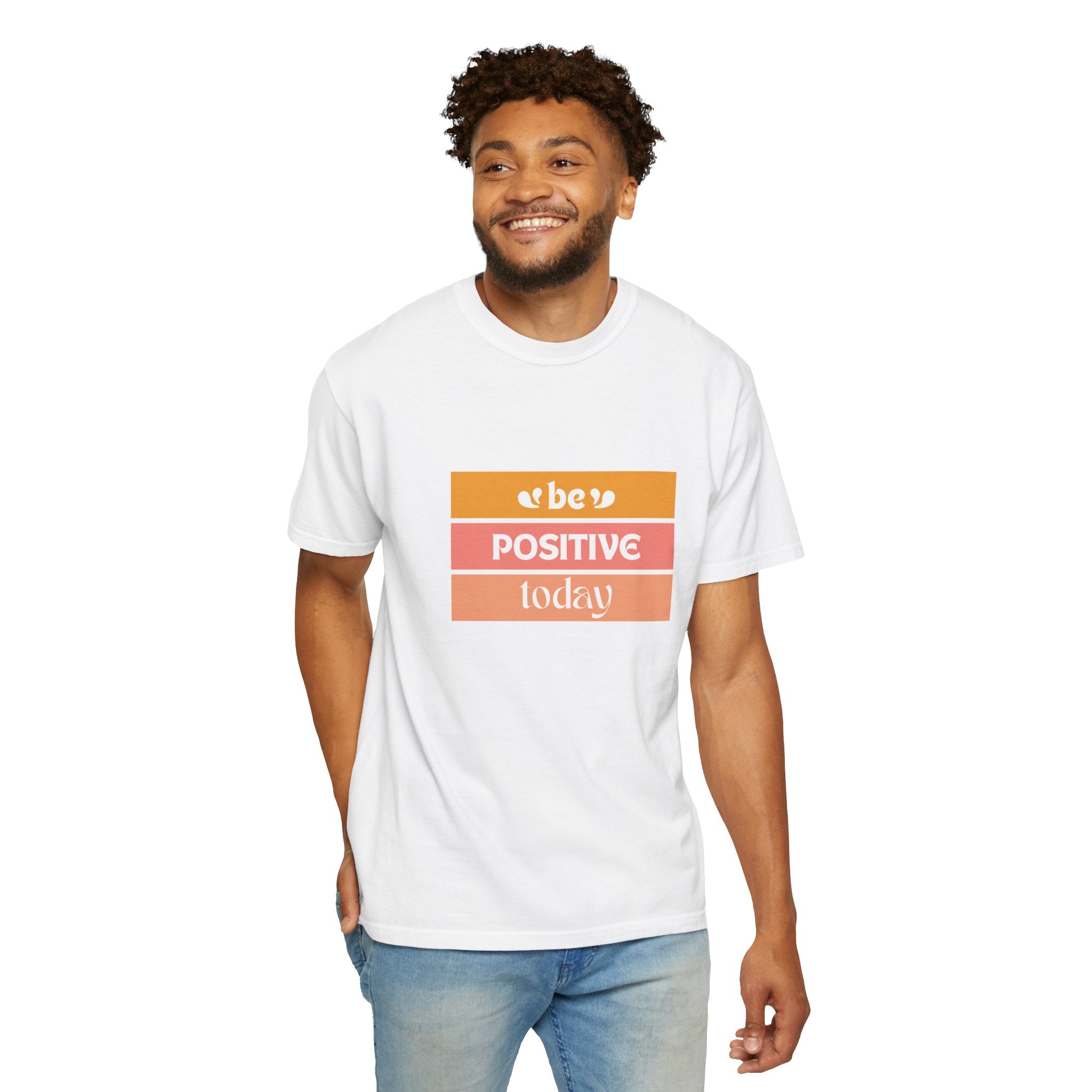 Leafen Positive Vibes Unisex T-Shirt | Motivational Tee, Gift for Friends, Casual Wear, Mood Booster, Everyday Comfort