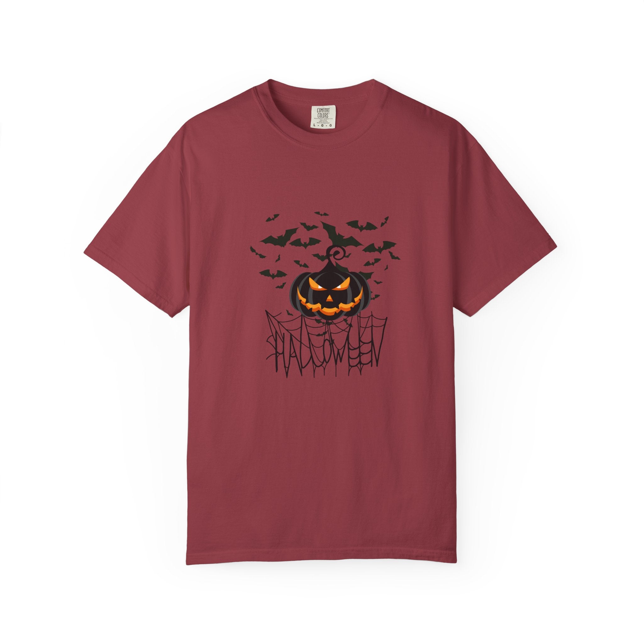 Halloween Vibe Unisex Garment-Dyed T-shirt, Casual Wear, Summer Vibe, Gift for Friends, Relaxed Everyday Style