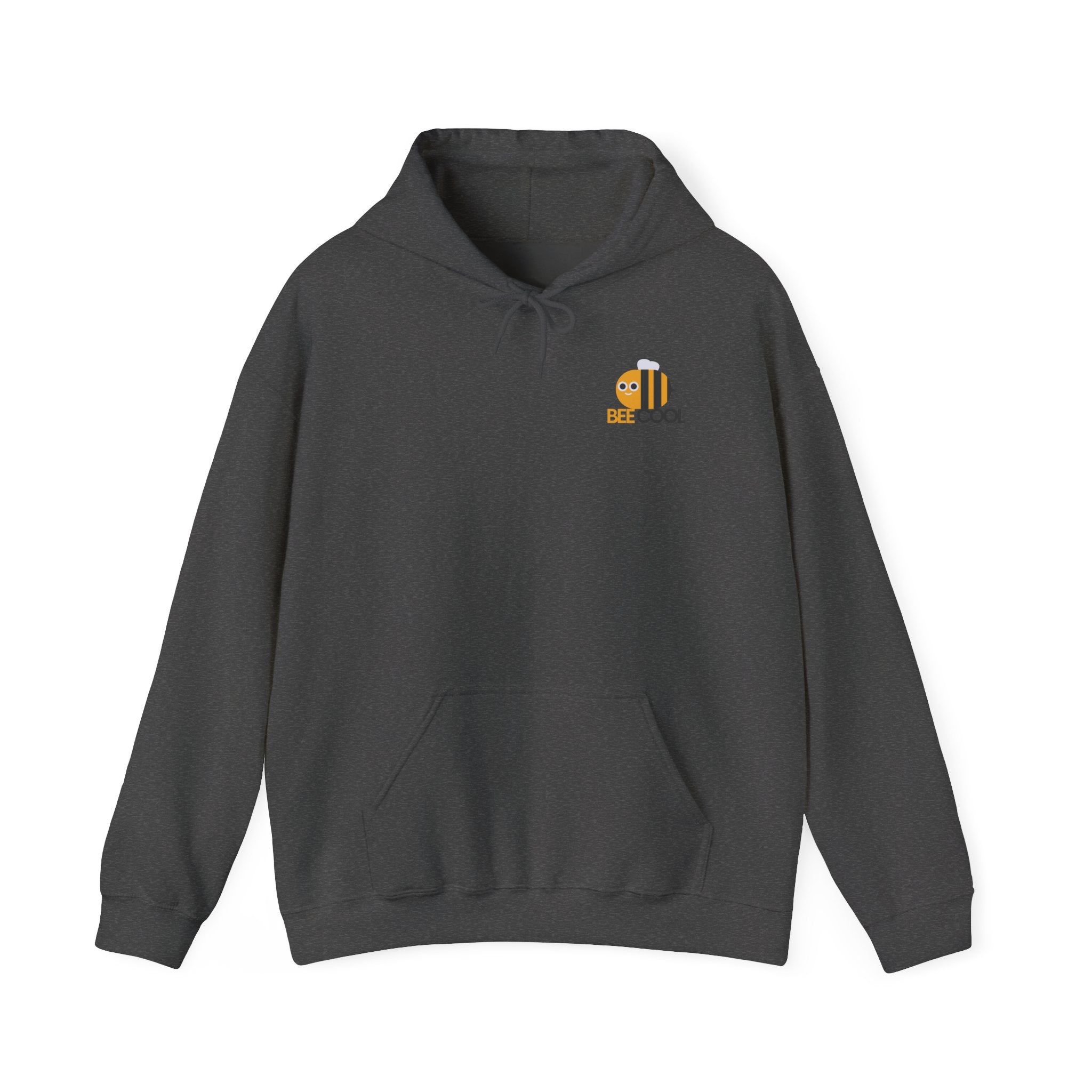 Leafen Bee Cool Unisex Heavy Blend™ Hooded Sweatshirt, Comfortable Casual Wear, Perfect Gift for Nature Lovers