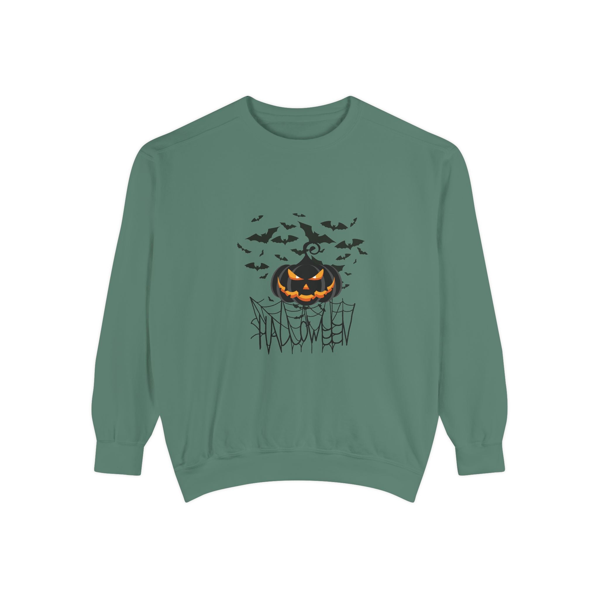 Leafen Halloween Web Unisex Sweatshirt, Casual Crewneck, Gift for Friends, Motivational Apparel, Everyday Comfort Wear