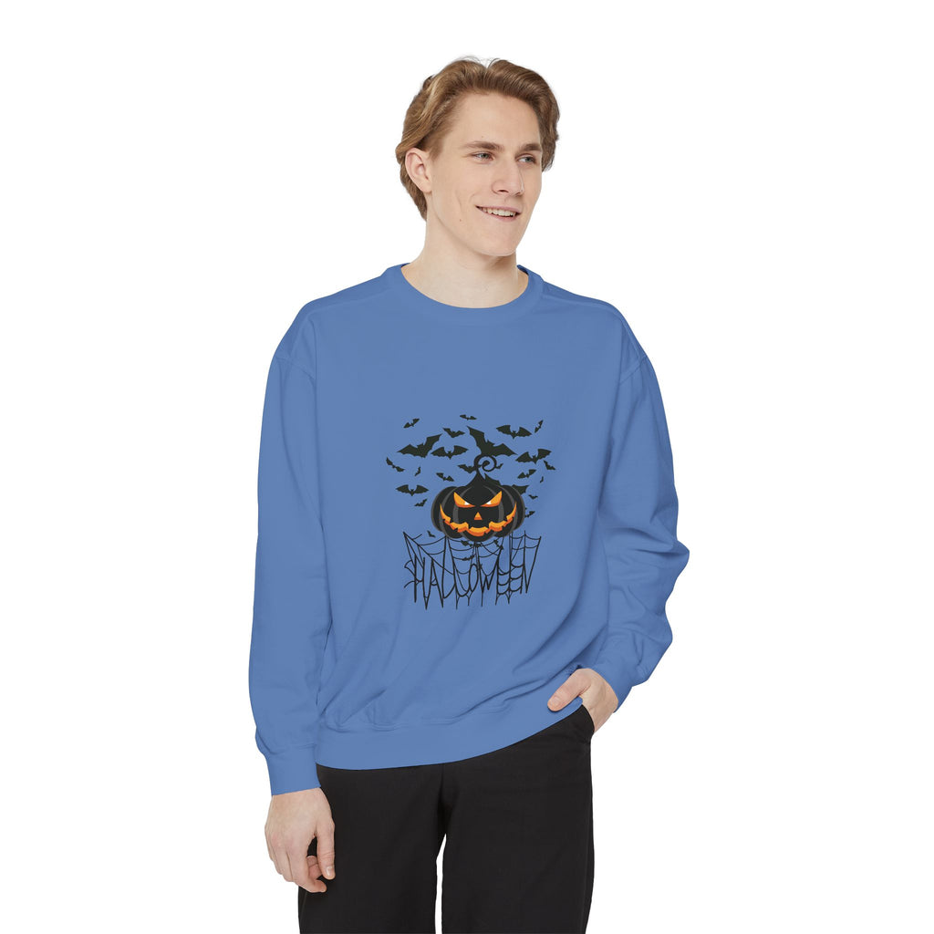 Leafen Halloween Web Unisex Sweatshirt, Casual Crewneck, Gift for Friends, Motivational Apparel, Everyday Comfort Wear