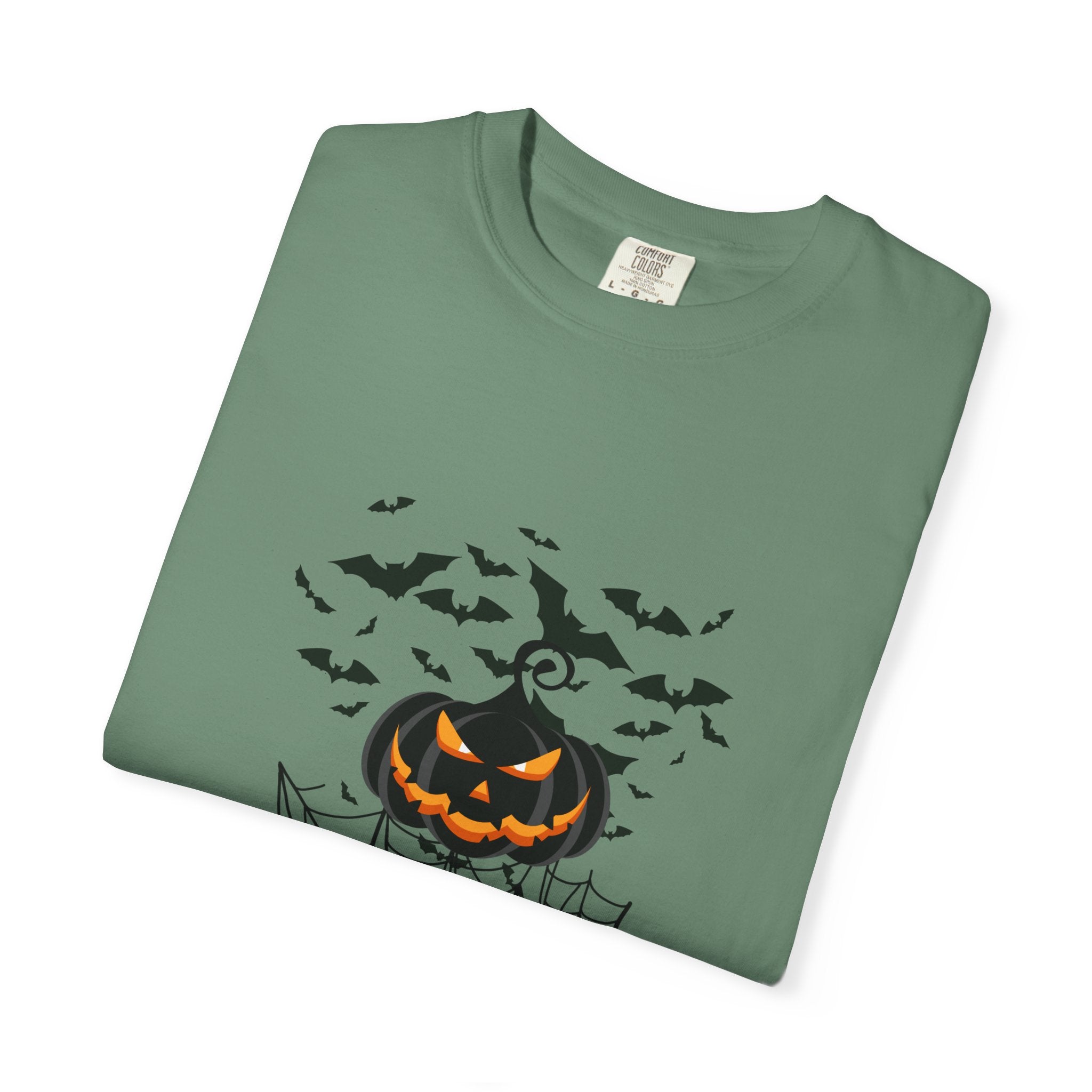 Halloween Vibe Unisex Garment-Dyed T-shirt, Casual Wear, Summer Vibe, Gift for Friends, Relaxed Everyday Style