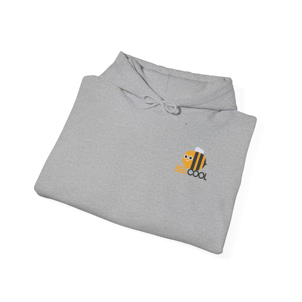 Leafen Bee Cool Unisex Heavy Blend™ Hooded Sweatshirt, Comfortable Casual Wear, Perfect Gift for Nature Lovers