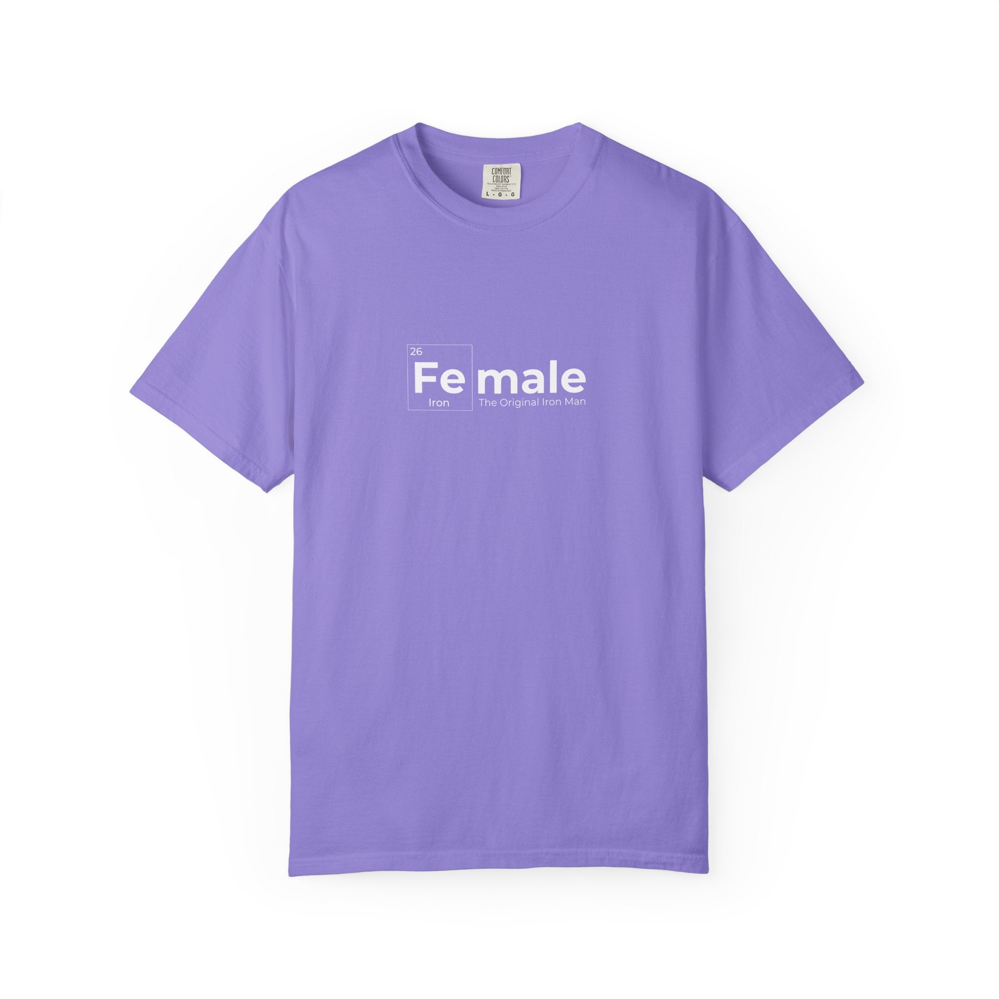 Original Iron Man Unisex Garment-Dyed T-shirt, Casual Wear, Summer Vibe, Gift for Friends, Relaxed Everyday Style