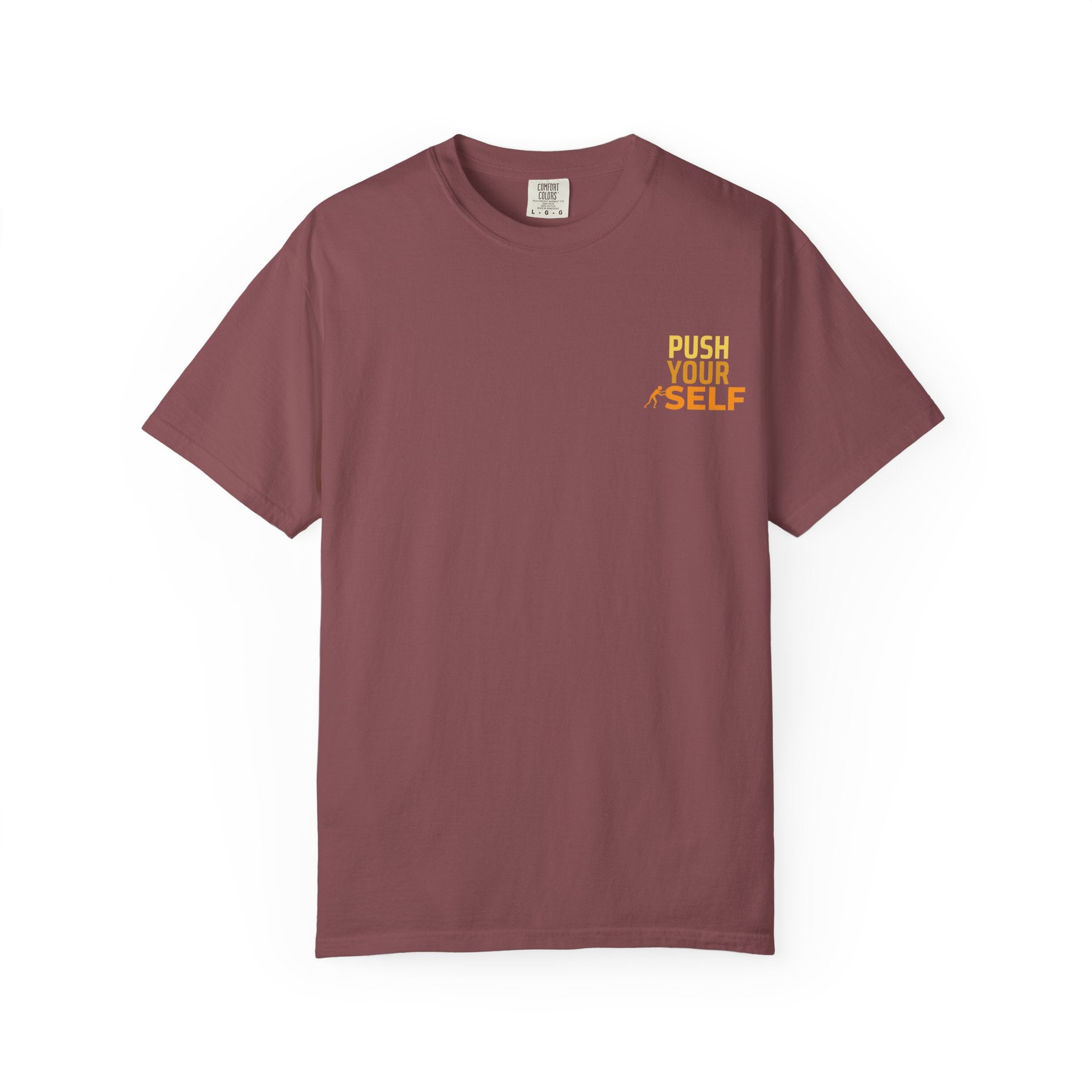 Leafen Push Your Self Unisex T-Shirt | Casual Tee, Gift for Friends, Casual Wear, Everyday Comfort