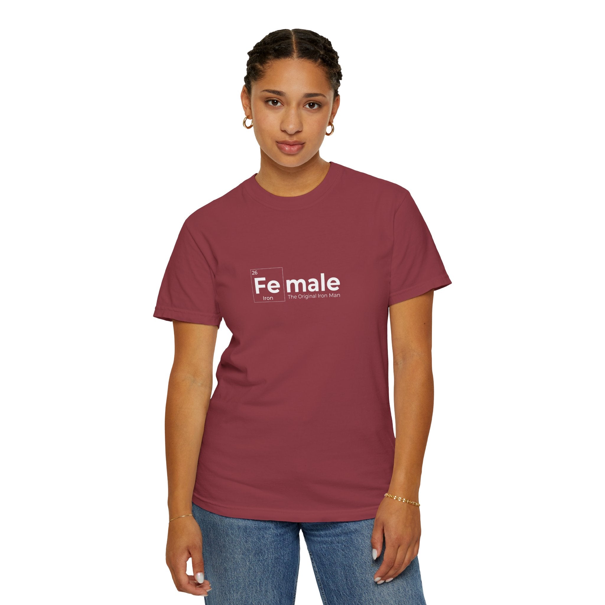 Original Iron Man Unisex Garment-Dyed T-shirt, Casual Wear, Summer Vibe, Gift for Friends, Relaxed Everyday Style