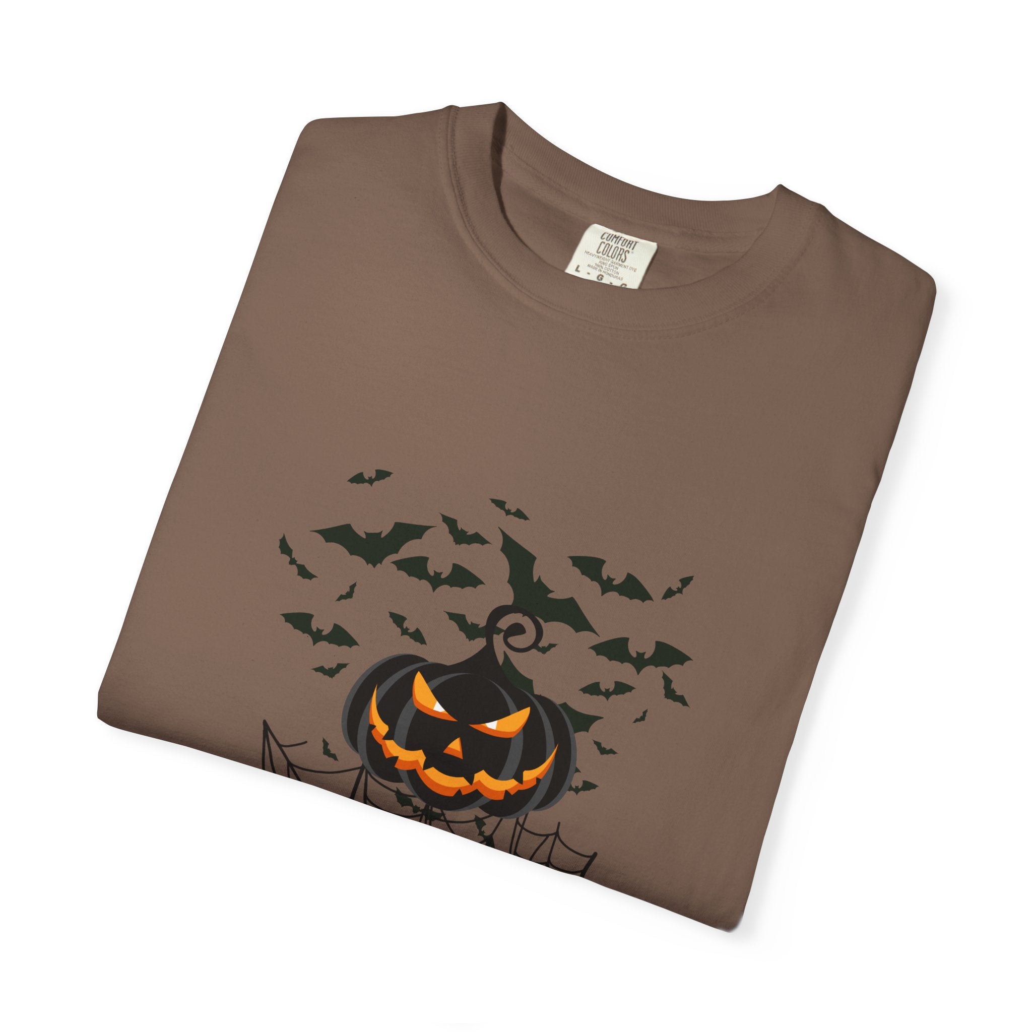 Halloween Vibe Unisex Garment-Dyed T-shirt, Casual Wear, Summer Vibe, Gift for Friends, Relaxed Everyday Style